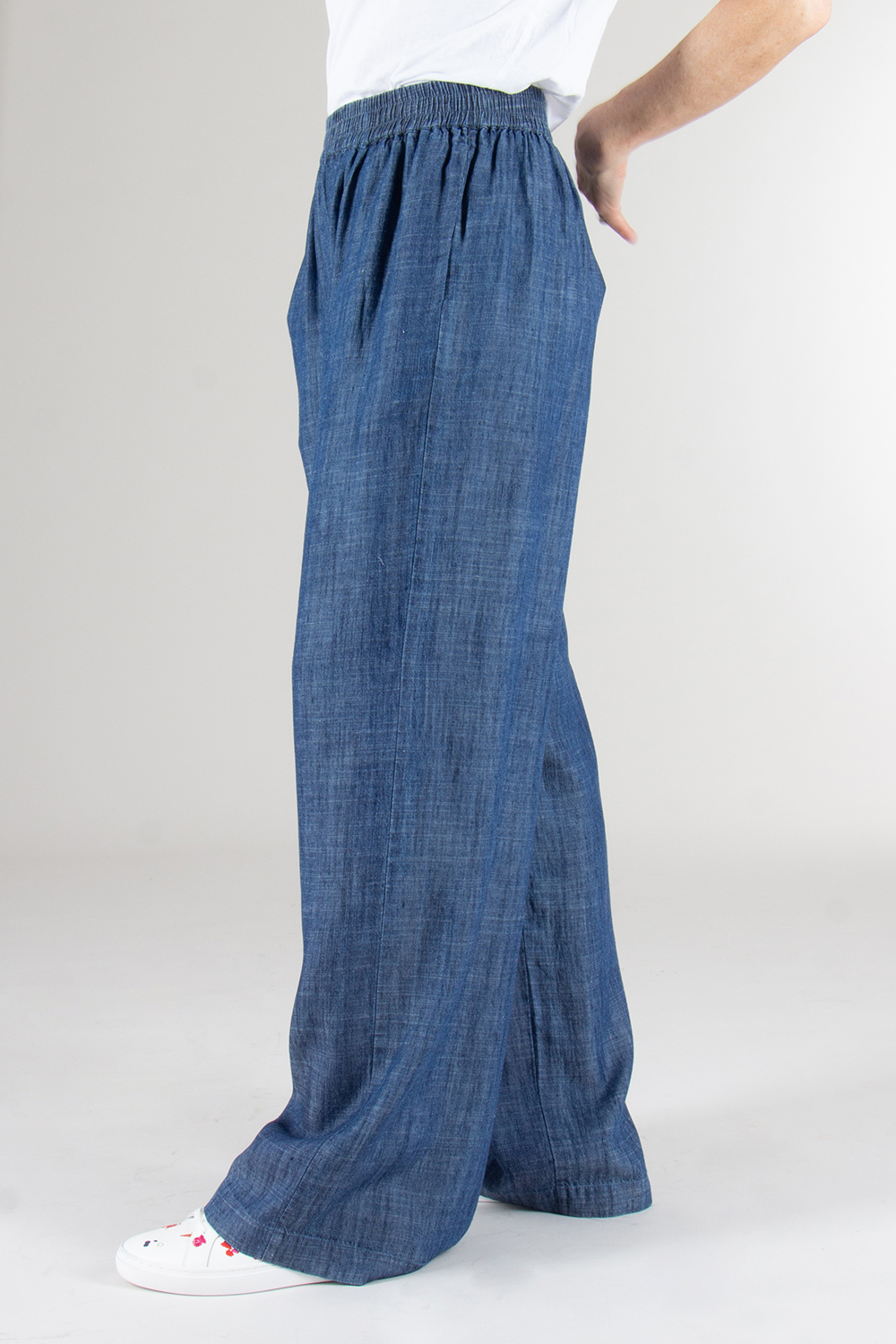 0039 ITALY Regular Fit Lyocell Cotton Pants