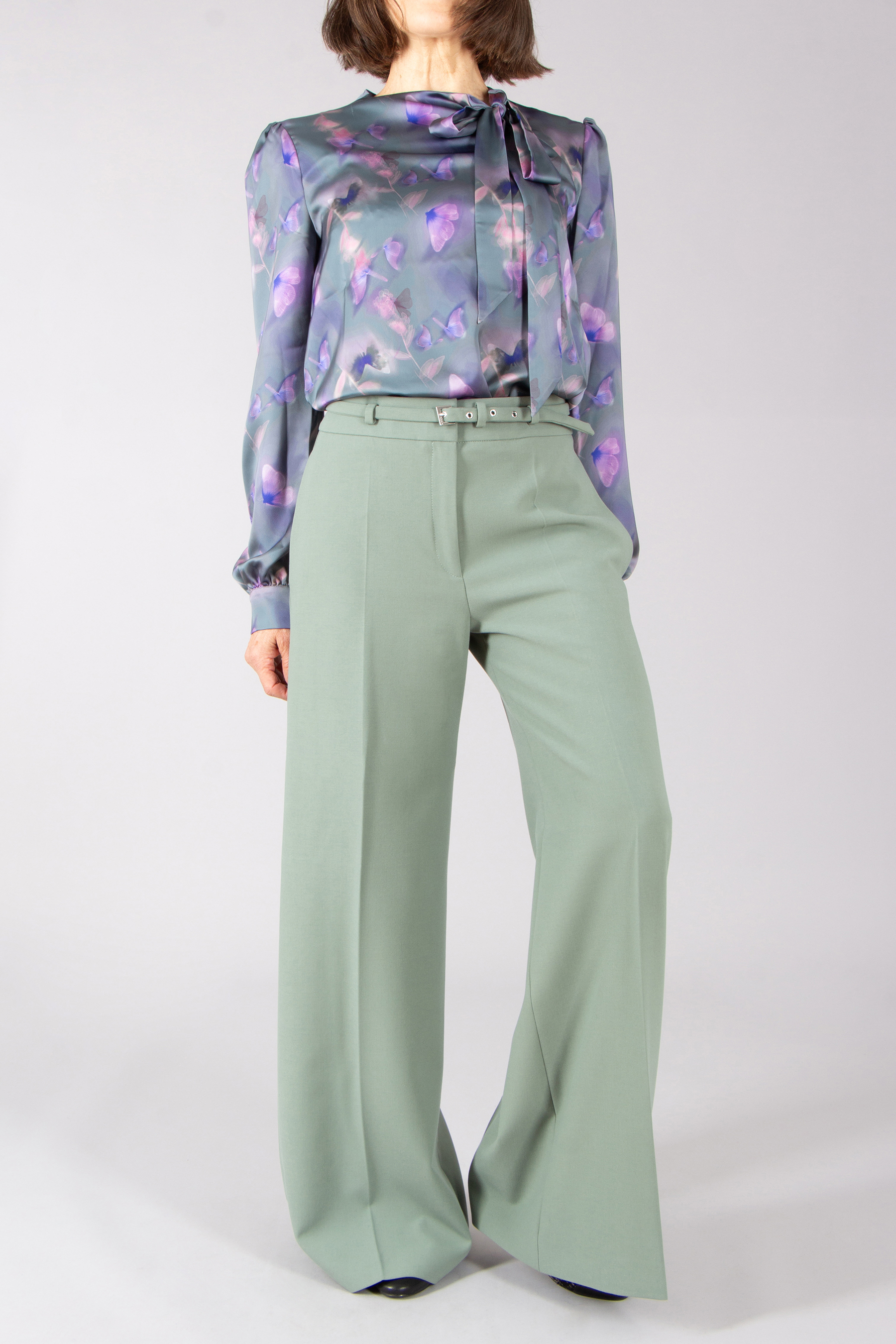 HUGO Flared Stretch Fabric Pants Havinera