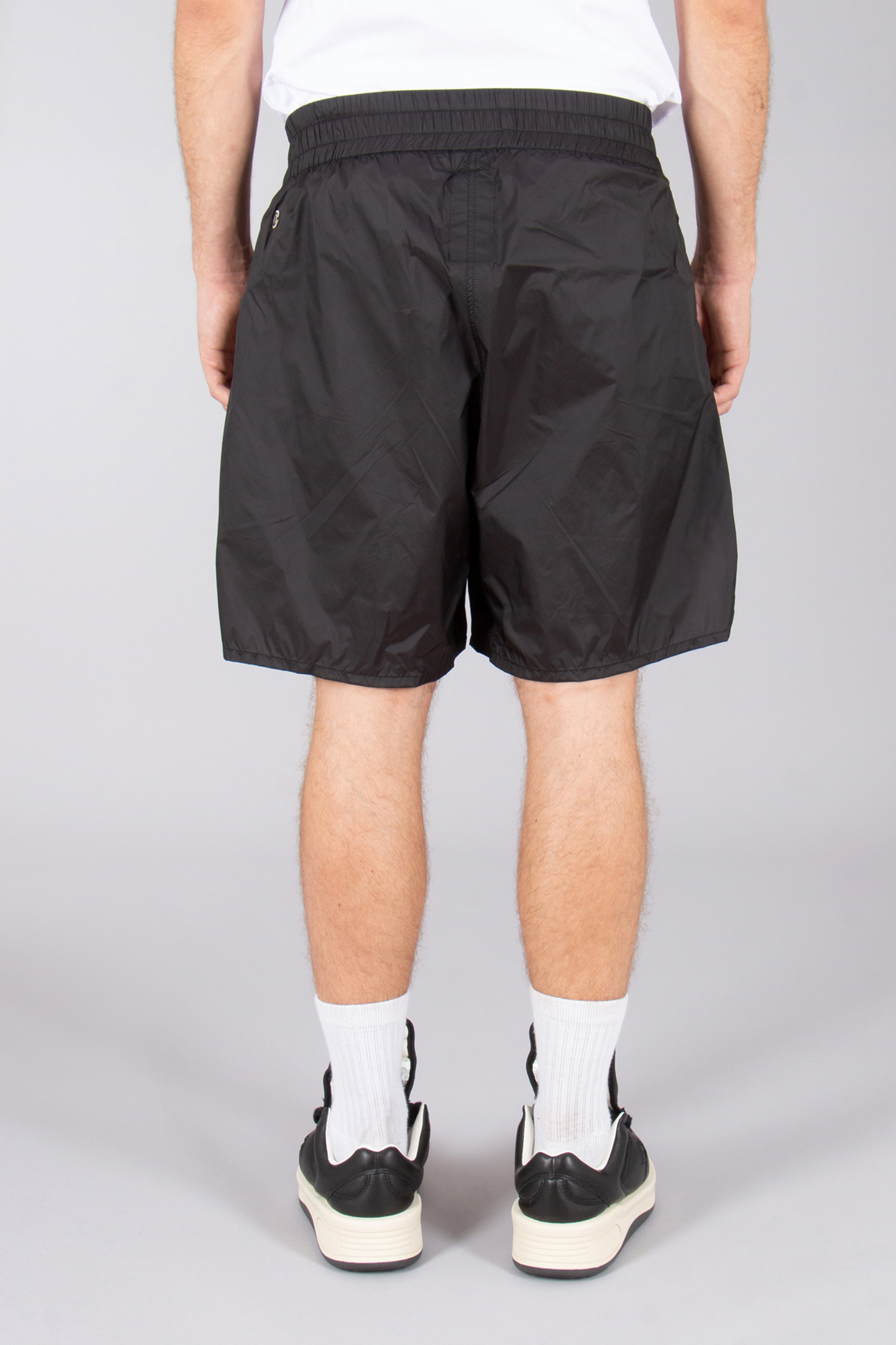 RICK OWENS DRKSHDW X Champion Loose Fit Embroidered Recycled Nylon Shorts RICK OWENS DRKSHDW X Champion Loose Fit Embroidered Recycled Nylon Shorts