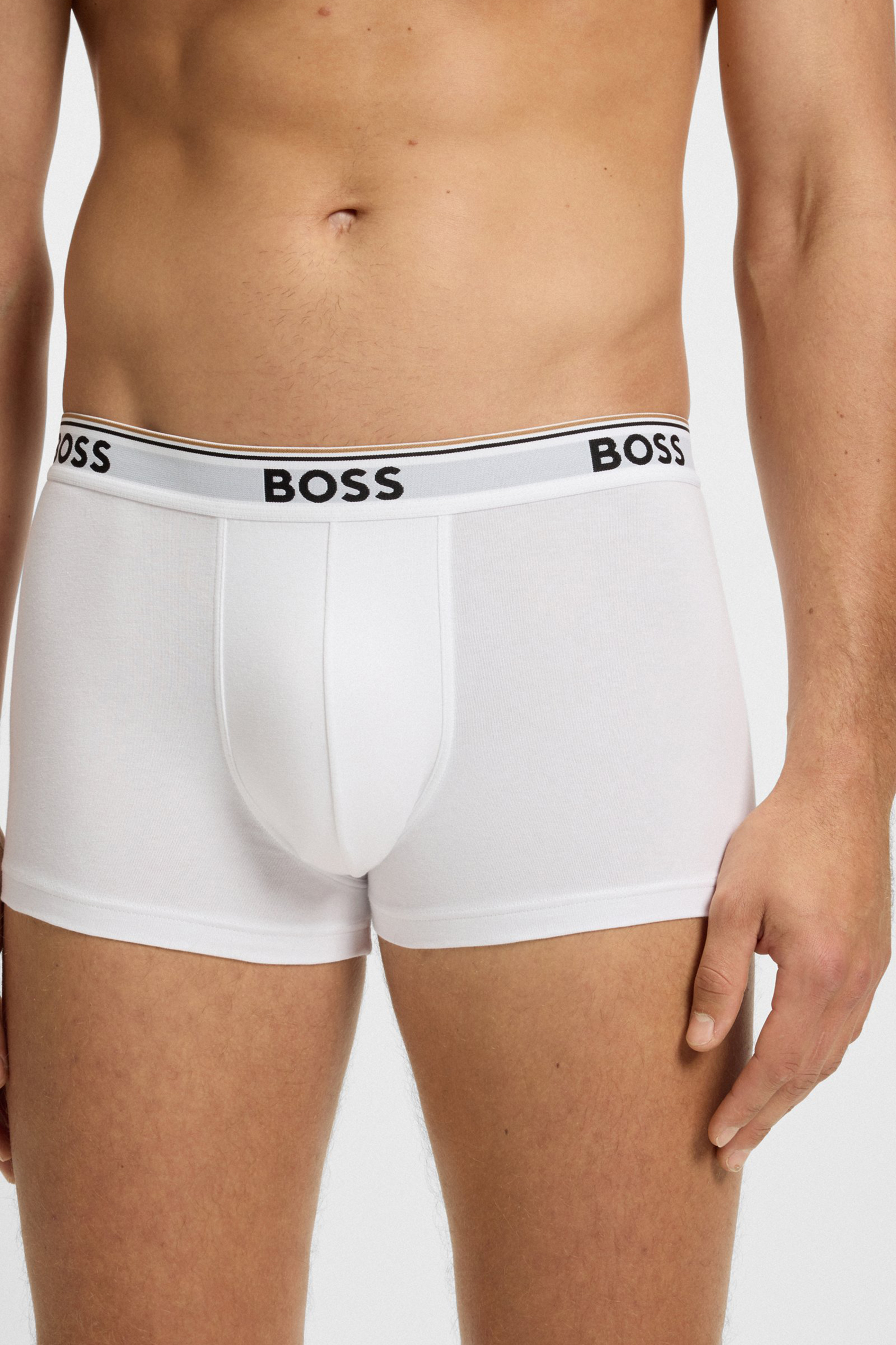 BOSS 3-Pack Cotton Stretch Trunks Power BOSS 3-Pack Cotton Stretch Trunks Power