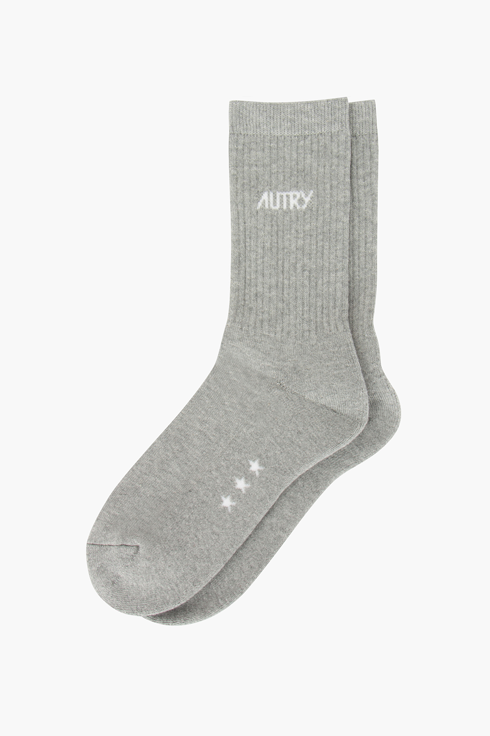 AUTRY Jacquard Logo Cotton Blend Stretch Socks