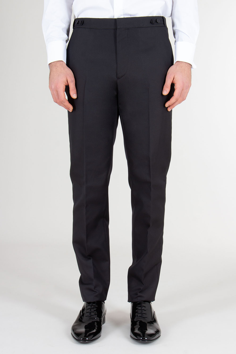 DSQUARED2 Tailored Fit Cotton-Silk Blend London Smoking