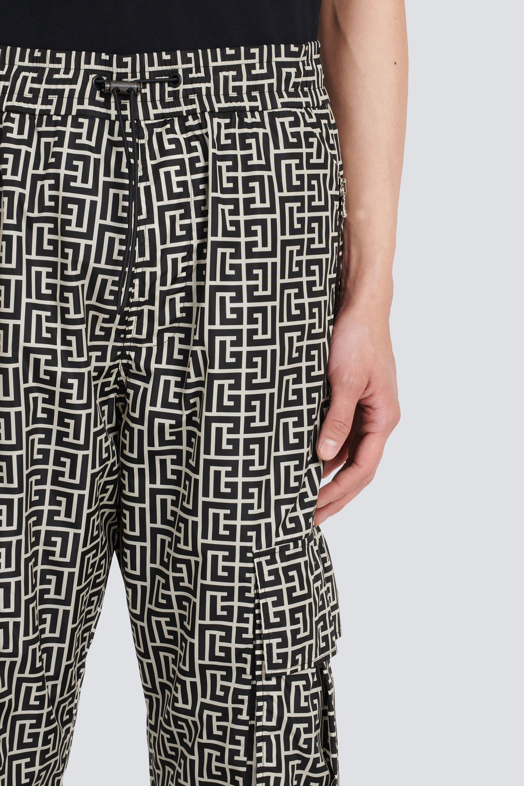 BALMAIN Monogram Cargo Pants BALMAIN Monogram Cargo Pants