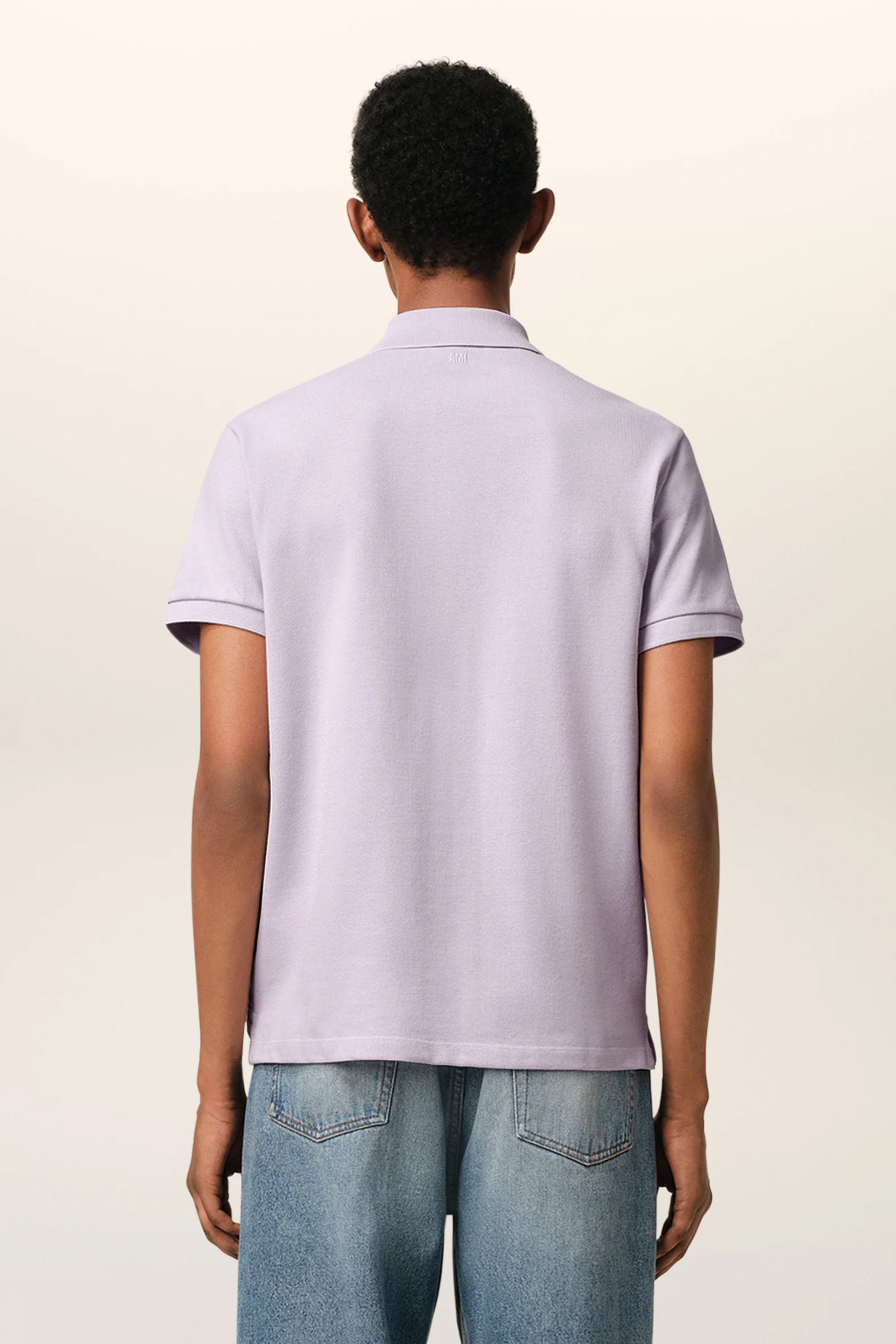 AMI PARIS Classic Fit Ami De Coeur Organic Cotton Piqué Polo Shirt AMI PARIS Classic Fit Ami De Coeur Organic Cotton Piqué Polo Shirt