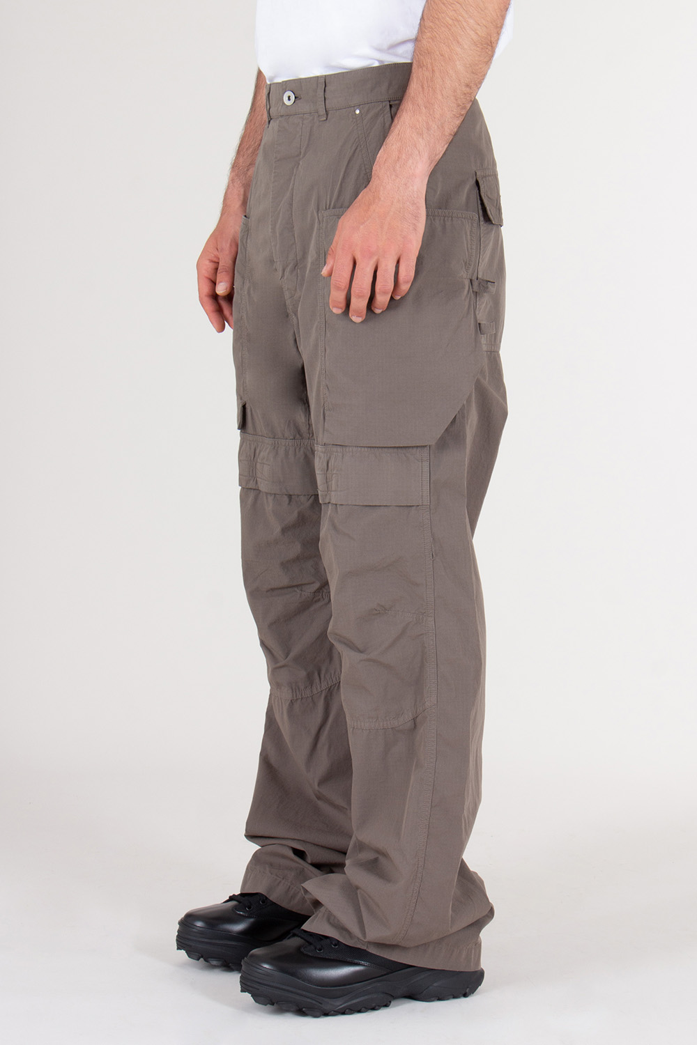 RICK OWENS DRKSHDW Relaxed Fit Organic Ripstop Cotton Cargo Pants Stefan