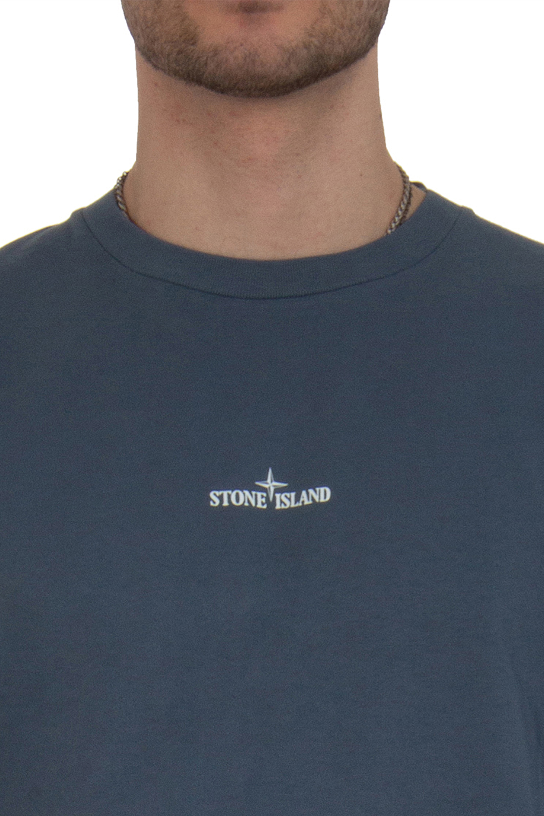 STONE ISLAND Printed Cotton T-Shirt STONE ISLAND Printed Cotton T-Shirt