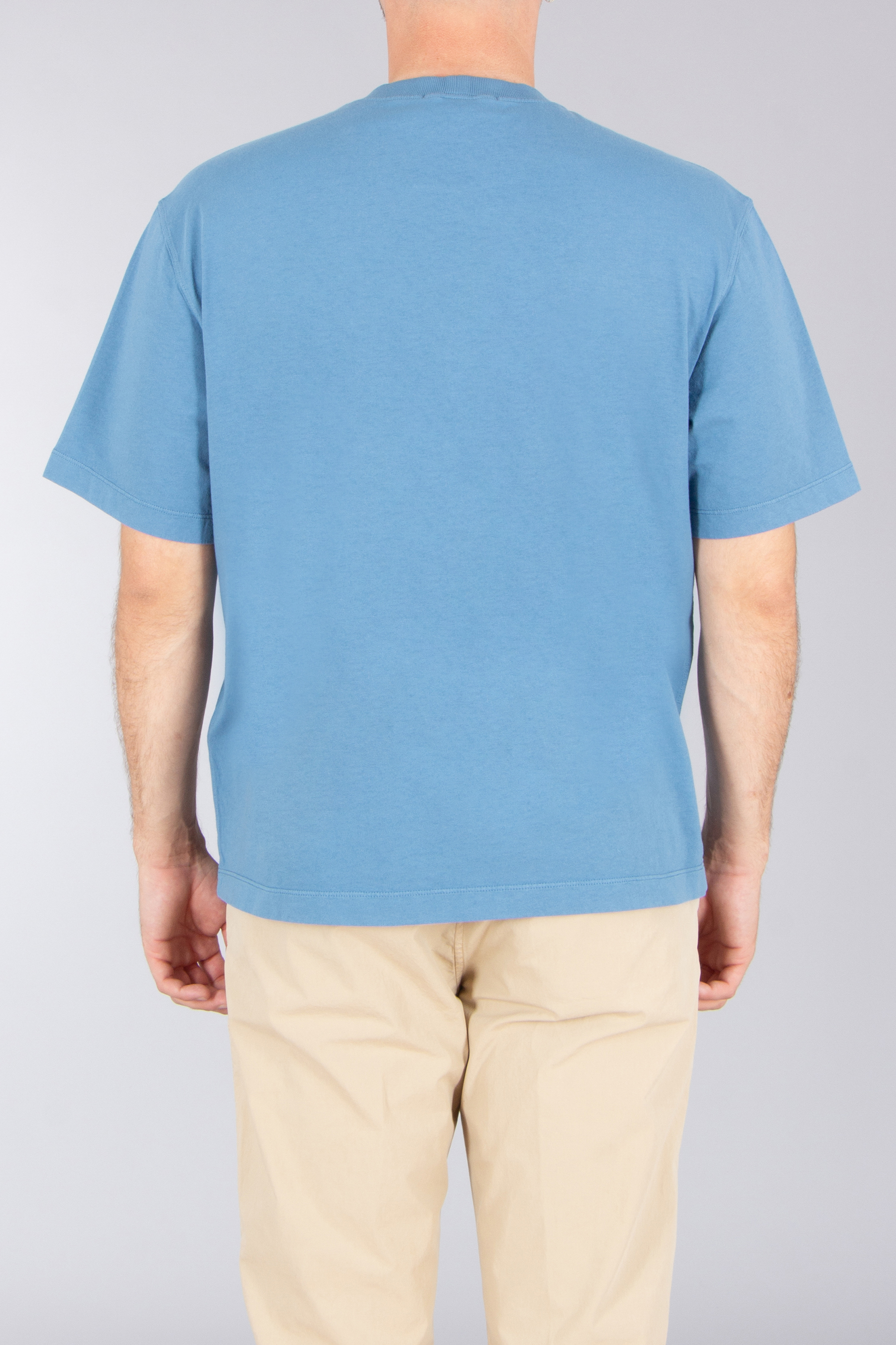 STONE ISLAND Regular Fit Combed Organic Cotton Jersey T-Shirt T-shirt, Erwachsener, Männlich, Mann, Person