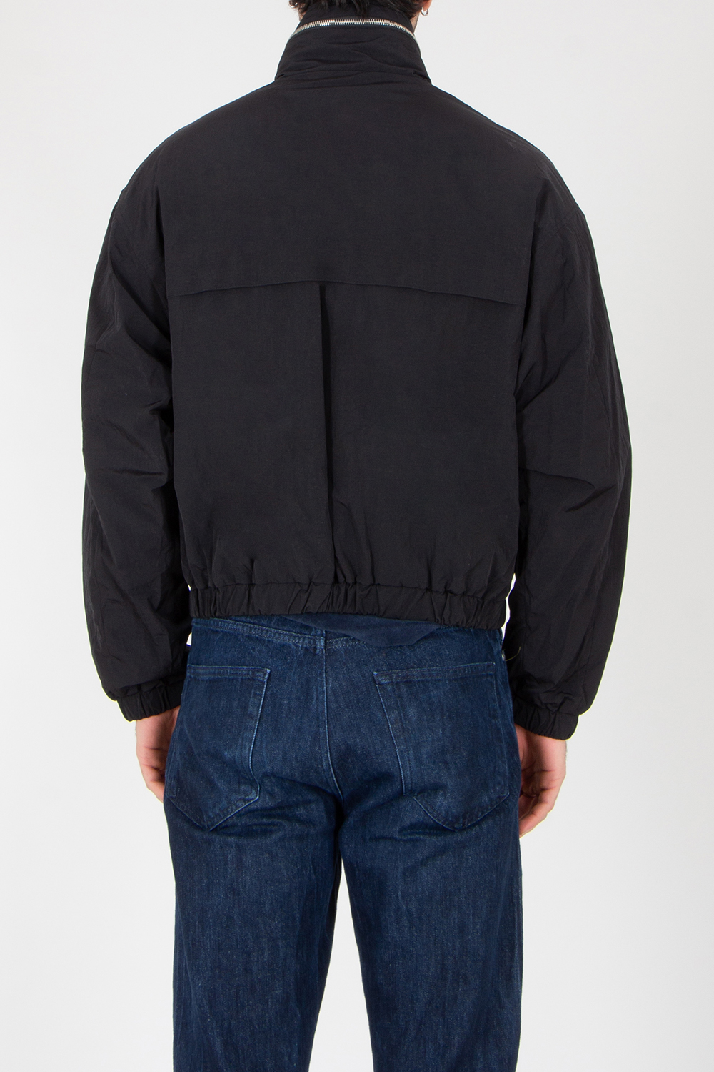 AMI PARIS Oversized Fit Ami De Coeur Crinkle Nylon Jacket