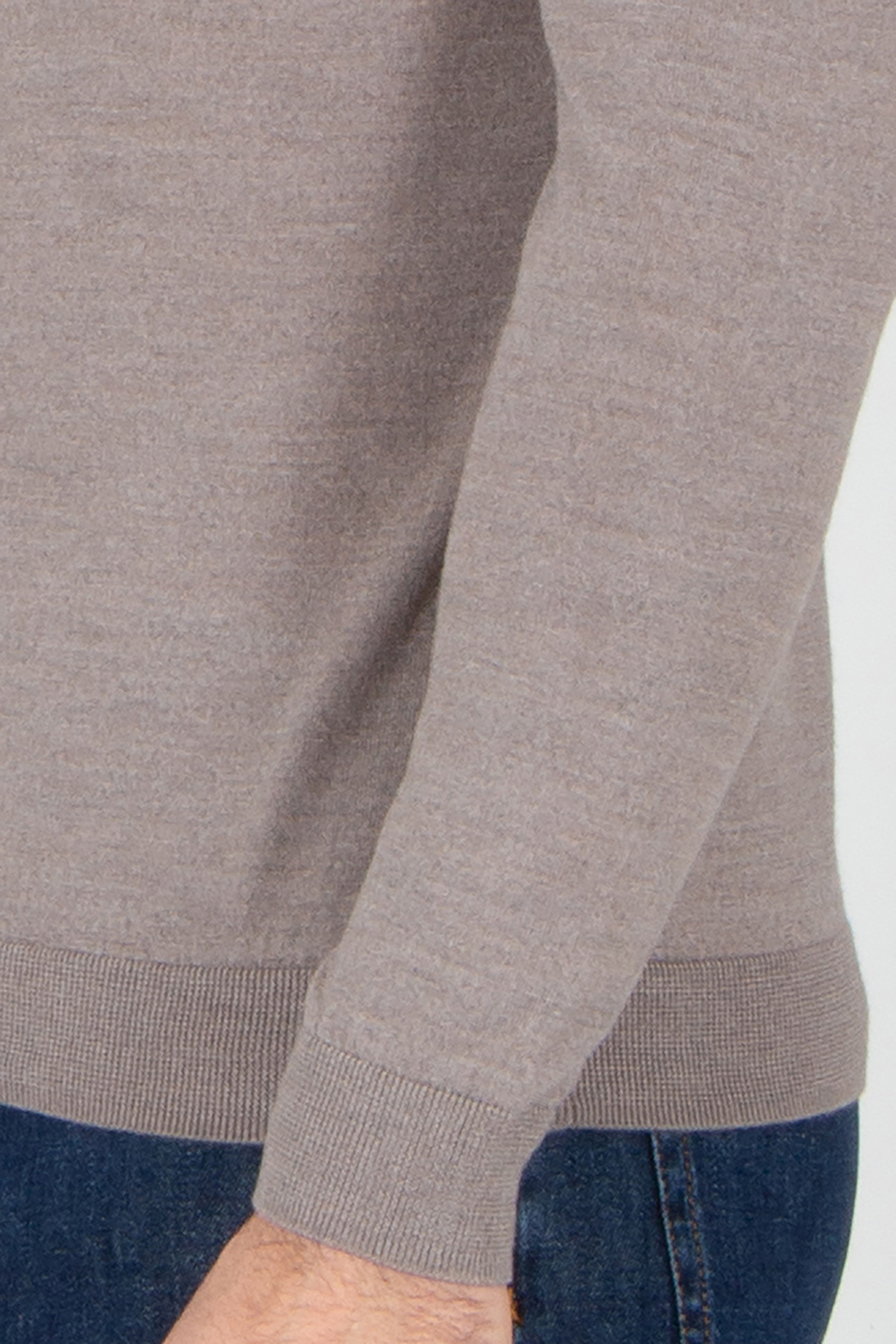 Langarm, Strickwaren, Pullover, Jeanshose, Hosen