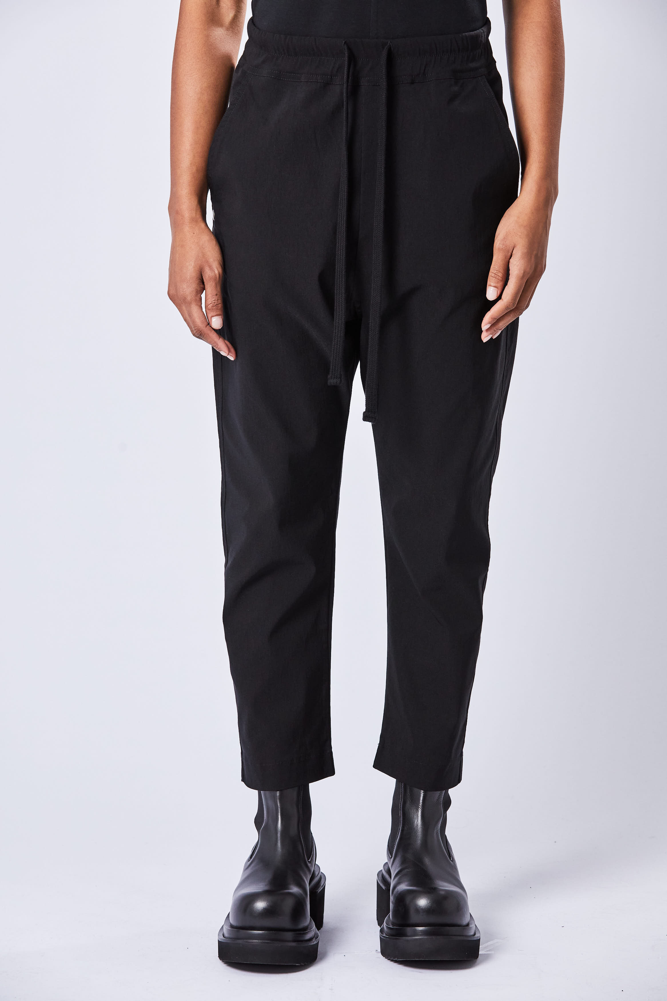 THOM KROM Dropped Crotch Stretch Fabric Pants THOM KROM Dropped Crotch Stretch Fabric Pants