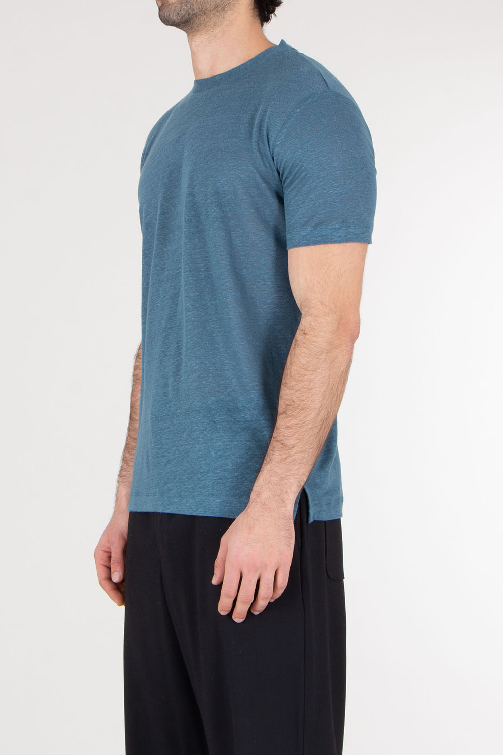 AURÉLIEN Regular Fit Linen T-Shirt