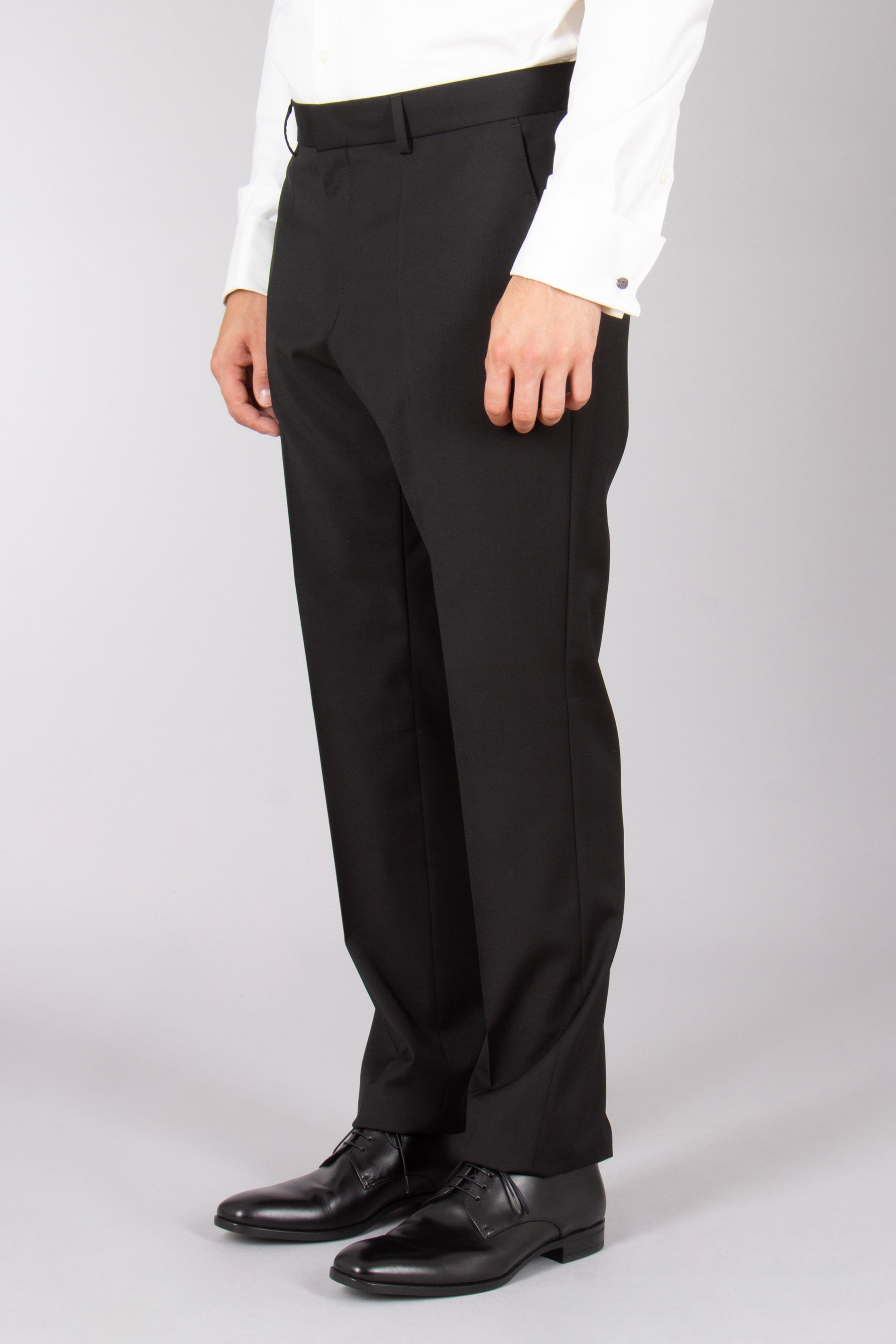 BOSS Regular Fit Natural Bi-Stretch Virgin Wool Suit Pants H-Lenon Bekleidung, Hosen