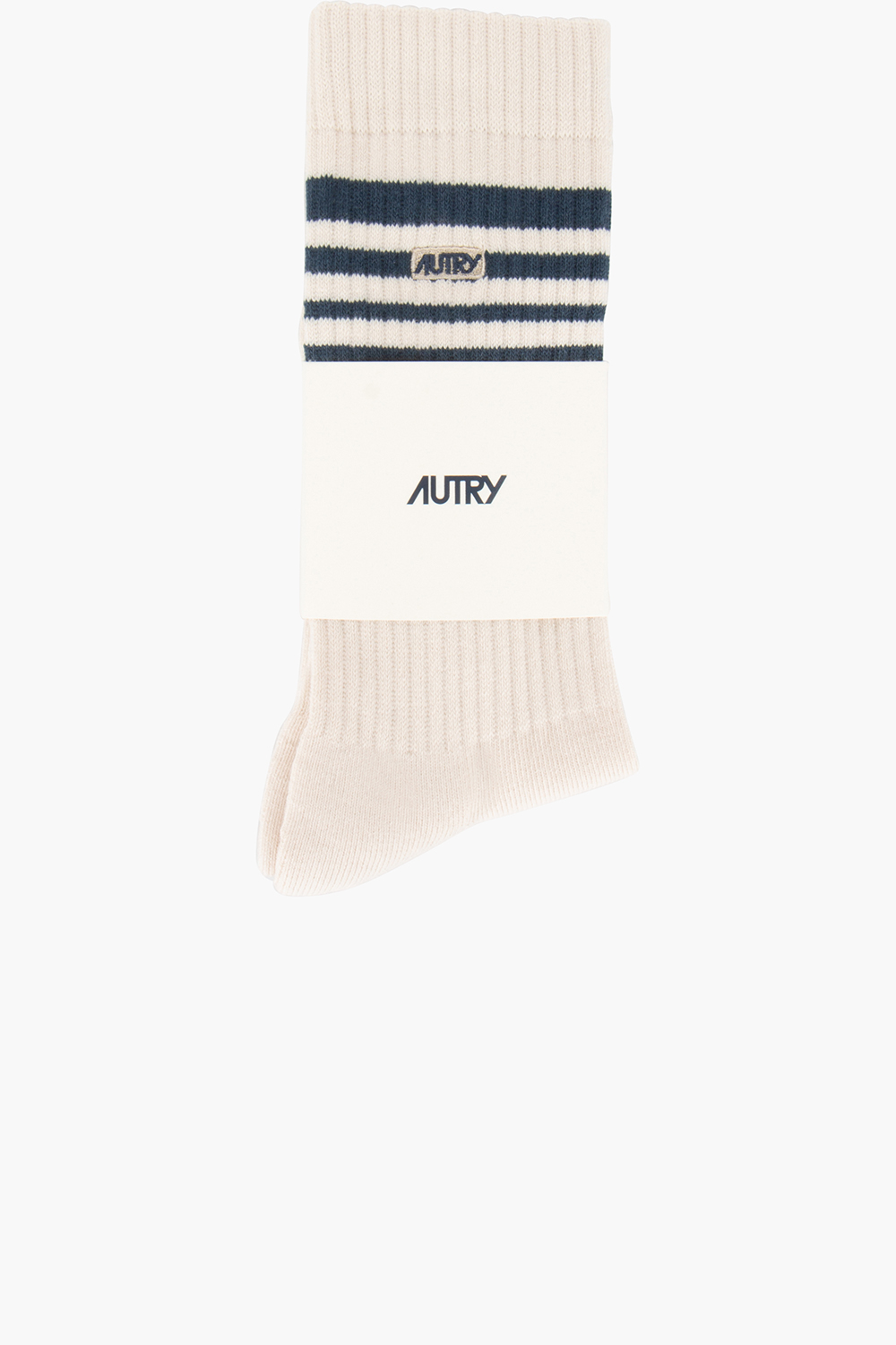 AUTRY Jacquard Stripes Cotton Blend Stretch Socks