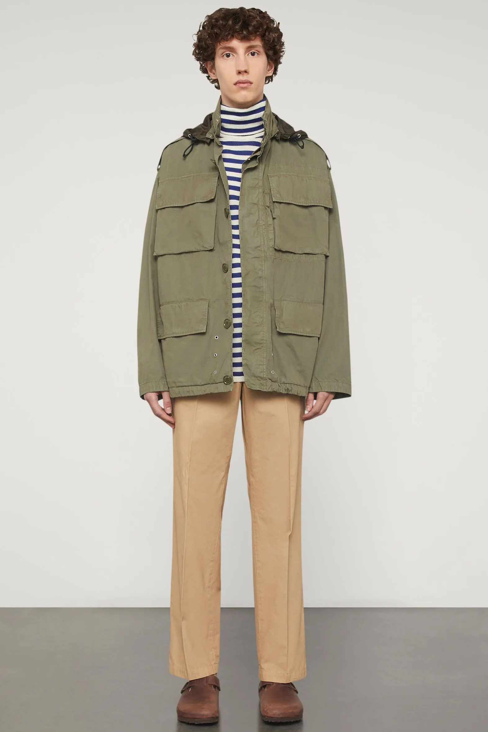 ASPESI Cotton Canvas Field Jacket Norton