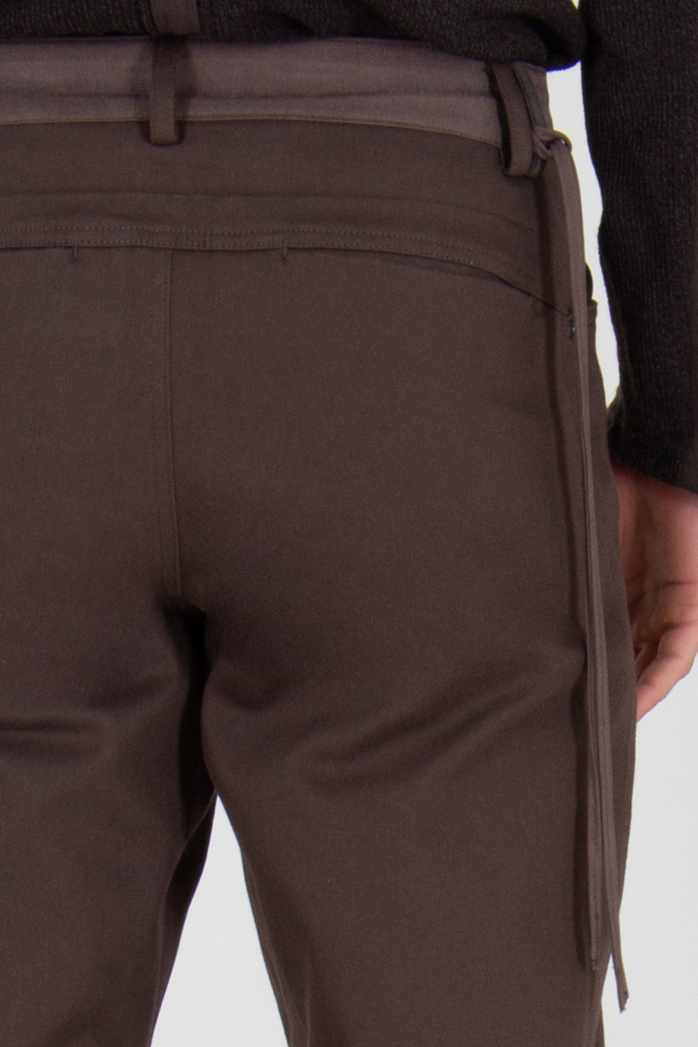 XLM Regular Fit Cotton Twill Paneled Trousers