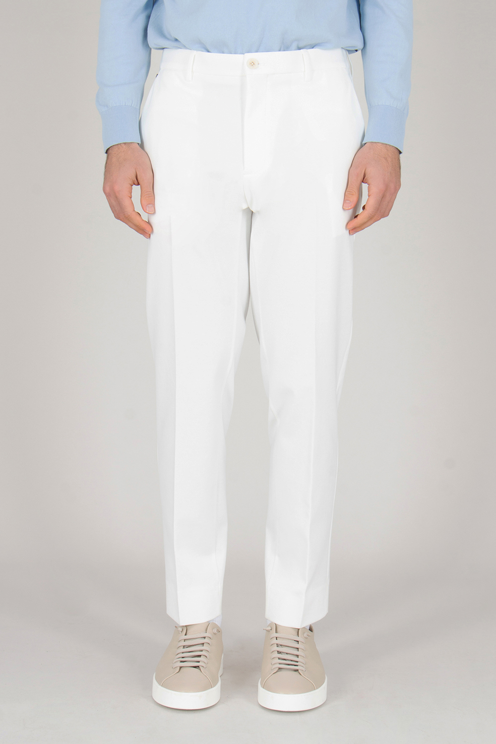 GTA Slim Fit Cotton Blend Strech Jersey Pants Davide
