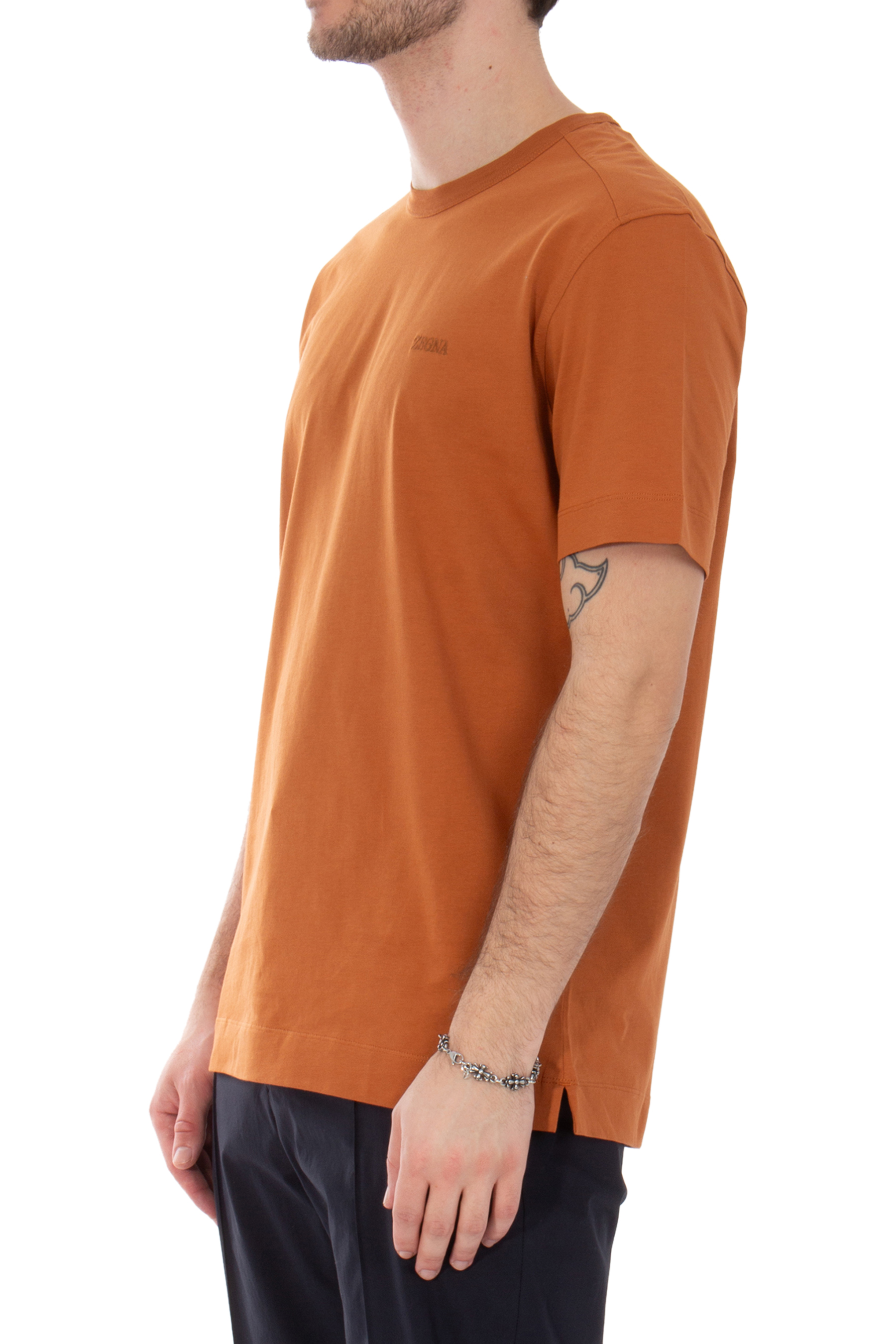 ZEGNA Embroidered Cotton Jersey Wear T-Shirt ZEGNA Embroidered Cotton Jersey Wear T-Shirt