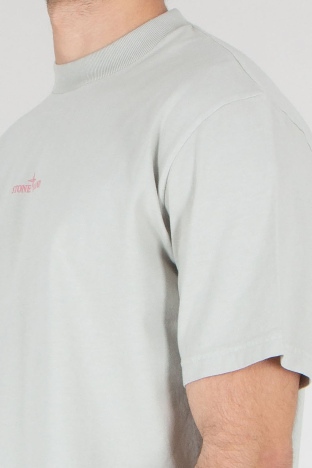 STONE ISLAND Regular Fit Print Cotton Jersey T-Shirt