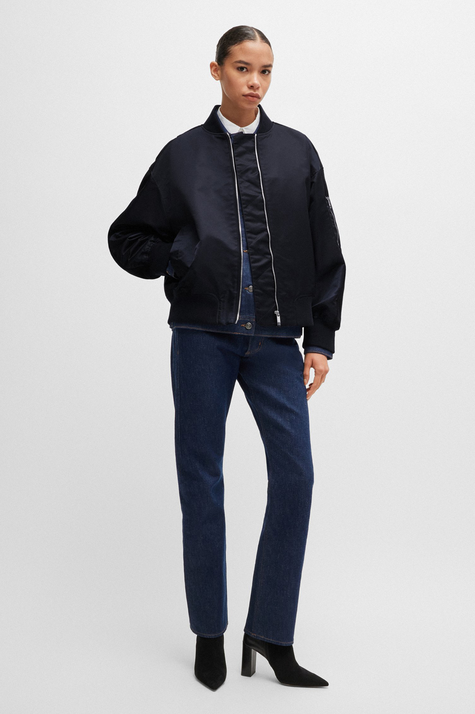 BOSS Nylon Bomber Jacket Pamilano BOSS Nylon Bomber Jacket Pamilano