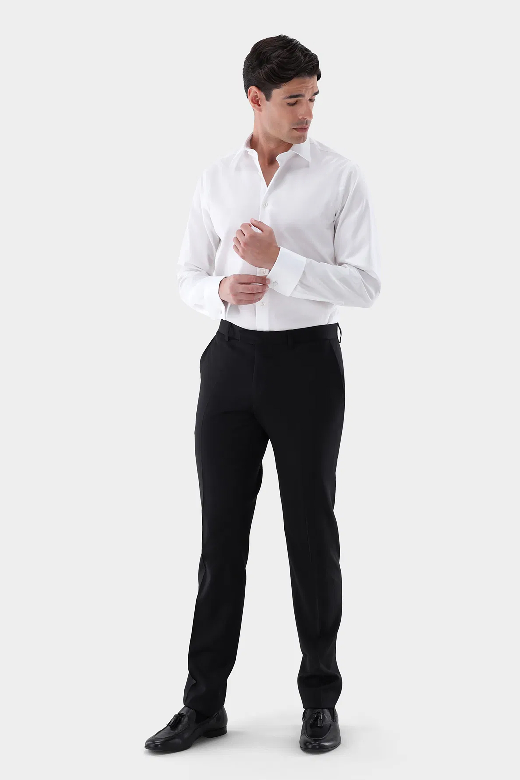 VAN LAACK Slim Fit Cotton Twill Business Shirt Ret-DSFN Hemd, Kleid, Hemd, Hosen, Mann, Person