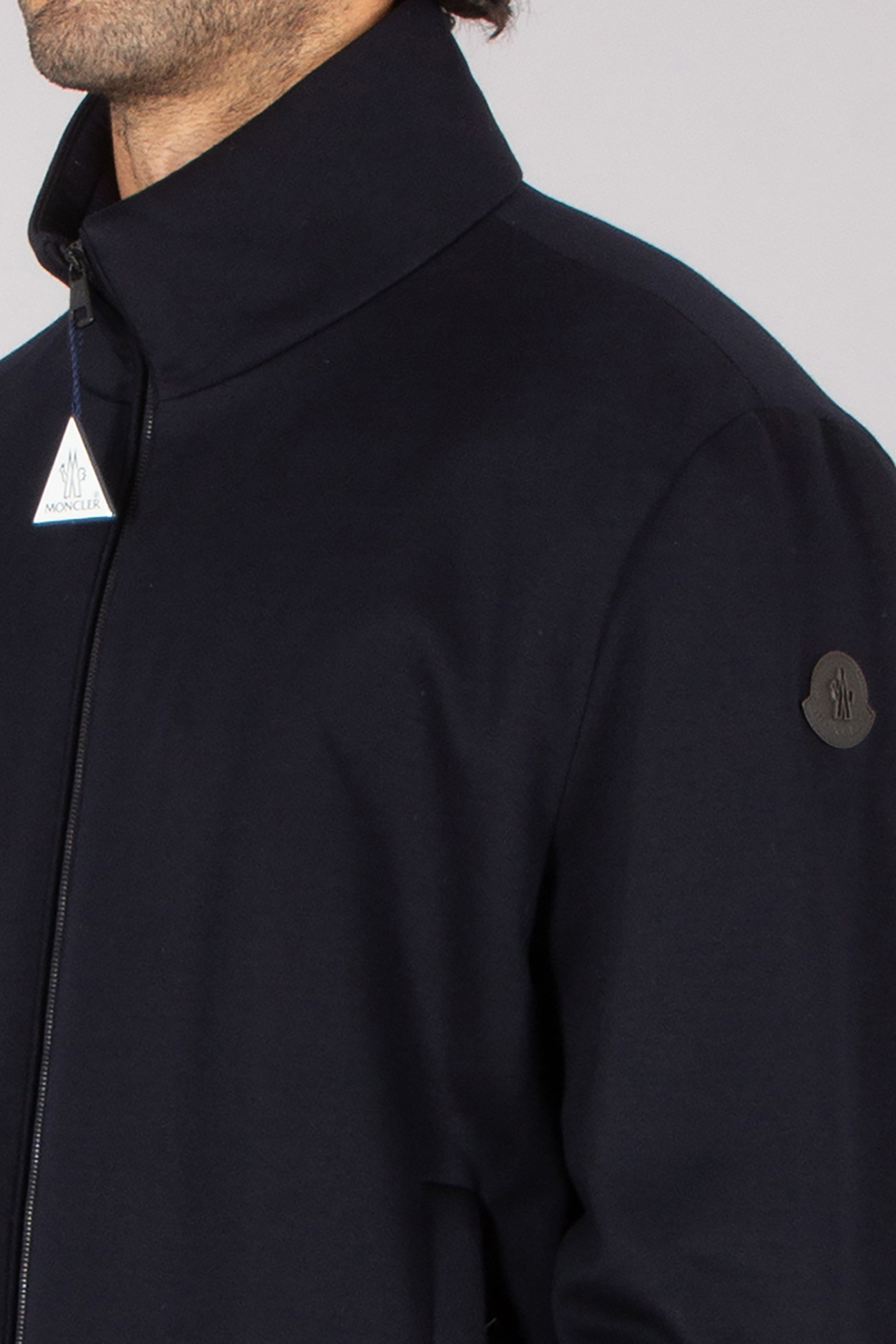 MONCLER Simorre Regular Fit Technical Cotton Blend Jersey Bekleidung, Mantel, Fleece, Jacke