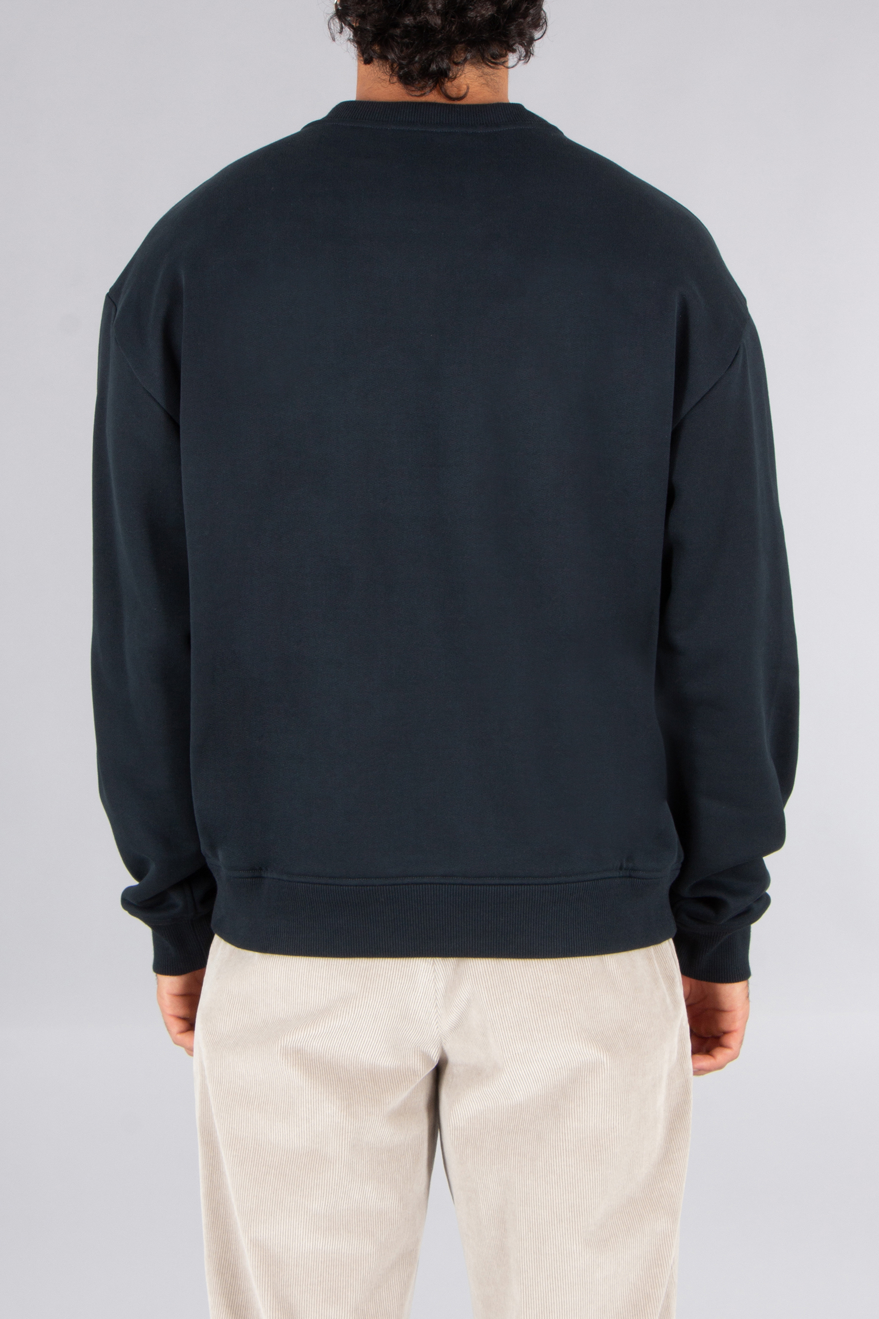 DOLCE & GABBANA Regular Fit Embroidered Cotton Frnech Terry Sweatshirt Strickwaren, Pullover, Sweatshirt, Fleece, Langer Ärmel