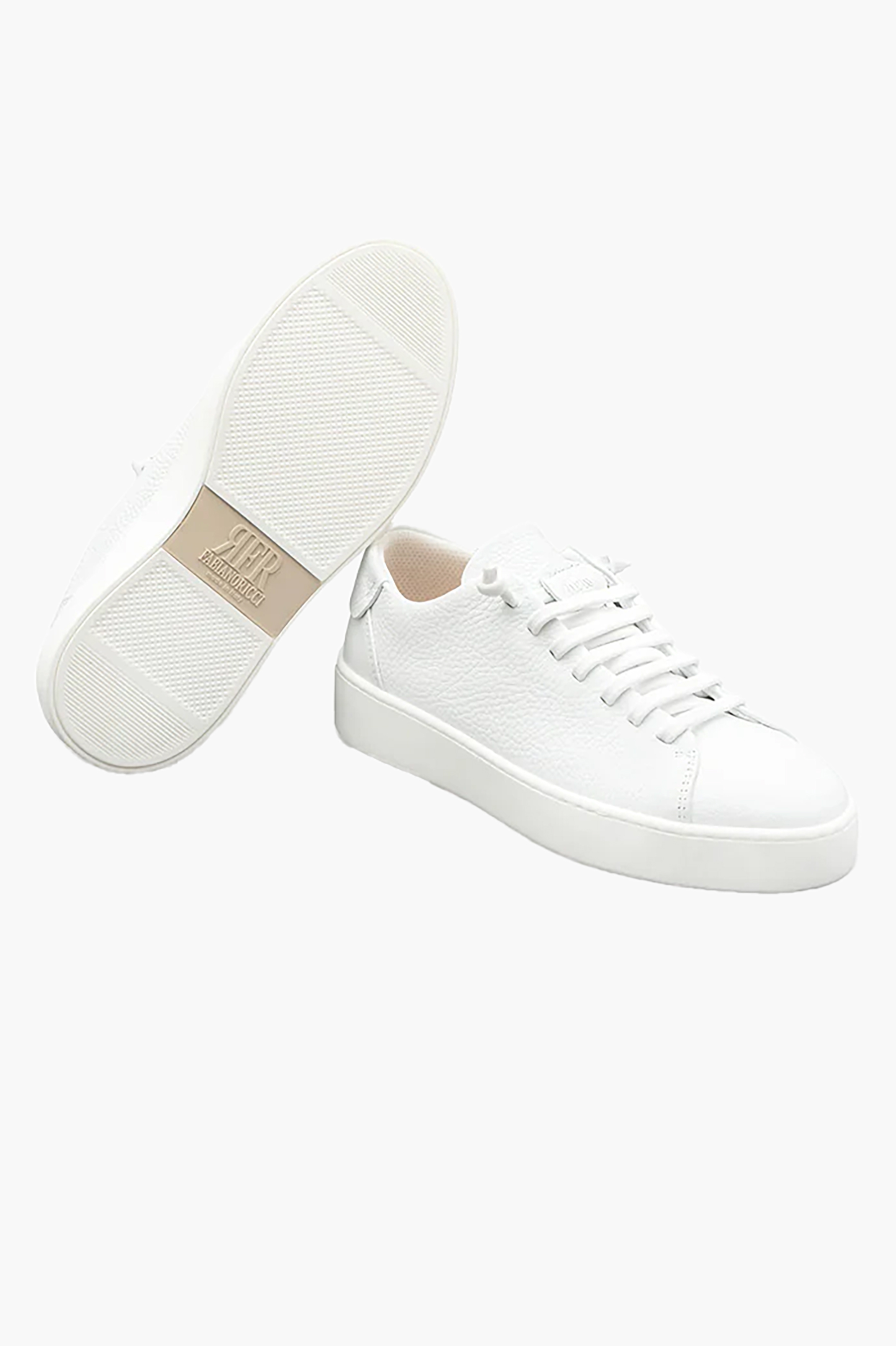 FABIANO RICCI Grained Leather Sneakers Rfr FABIANO RICCI Grained Leather Sneakers Rfr