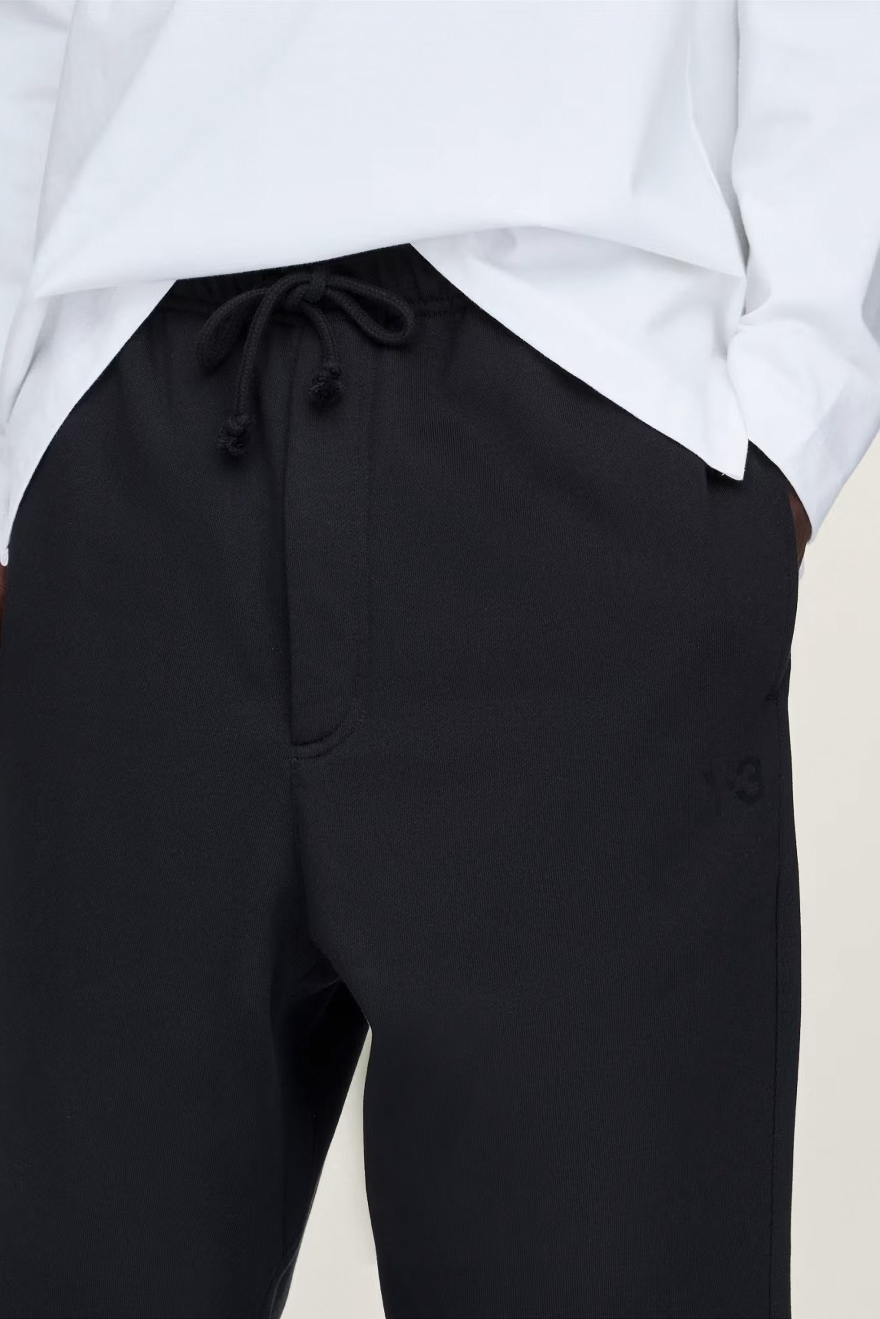 Y-3 Regular Fit Cotton Blend French Terry Sweatpants Bekleidung, Hosen, Kurze Hosen, Mantel