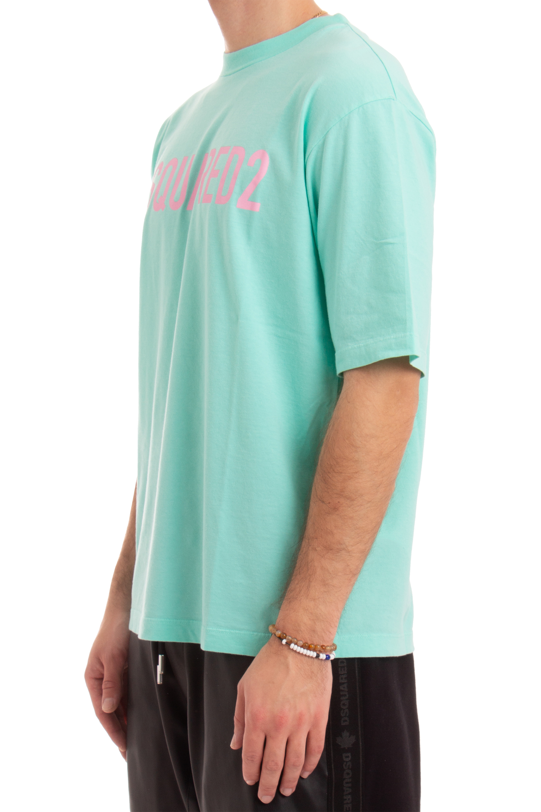 DSQUARED2 Printed Loose Fit Cotton T-Shirt DSQUARED2 Printed Loose Fit Cotton T-Shirt