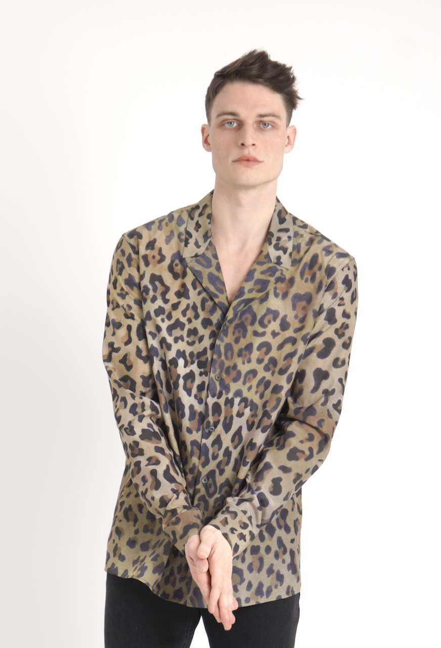 BALMAIN Leopard Print Pyjama Shirt BALMAIN Leopard Print Pyjama Shirt