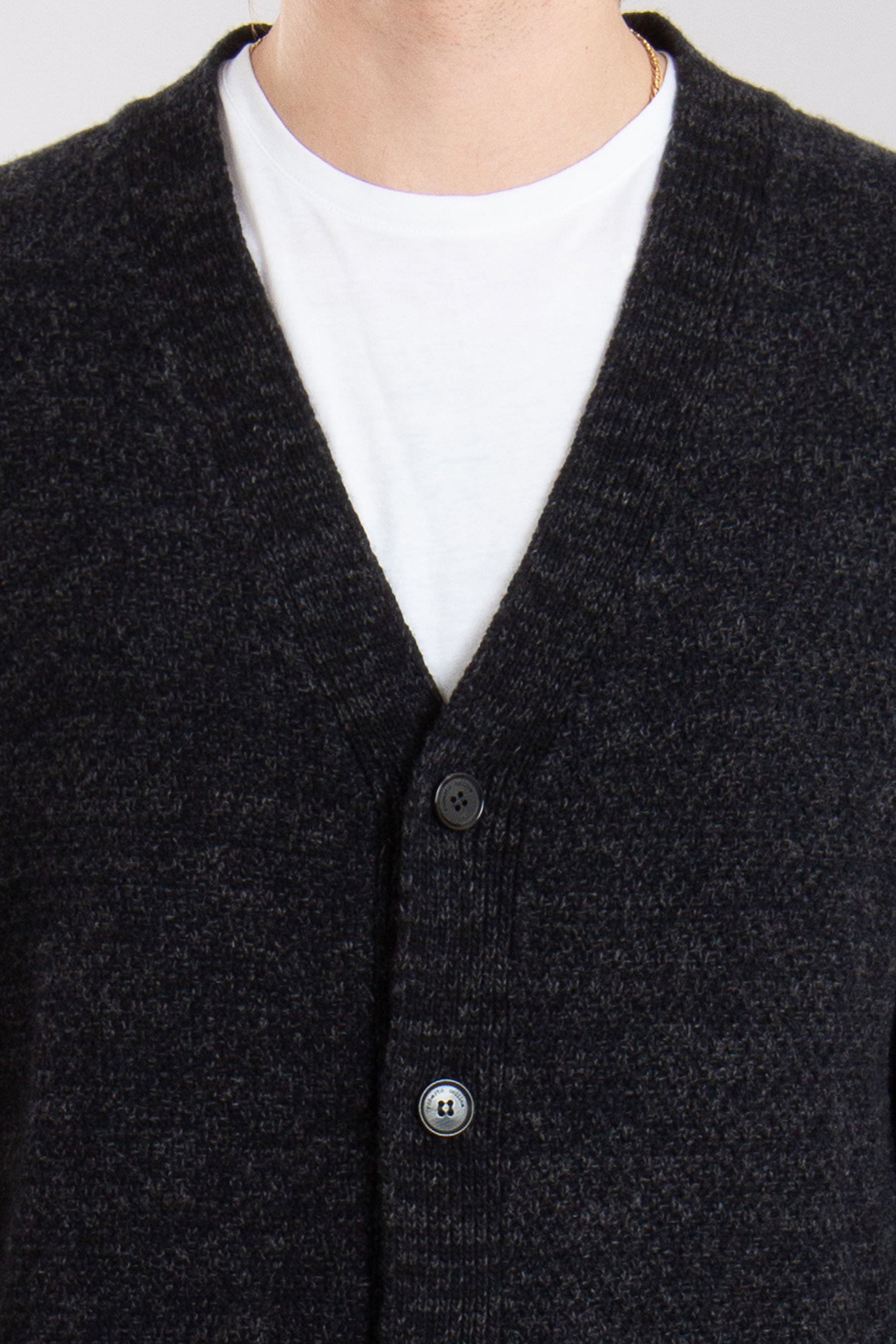 ROBERTO COLLINA Structured Superfine Wool Cardigan ROBERTO COLLINA Structured Superfine Wool Cardigan