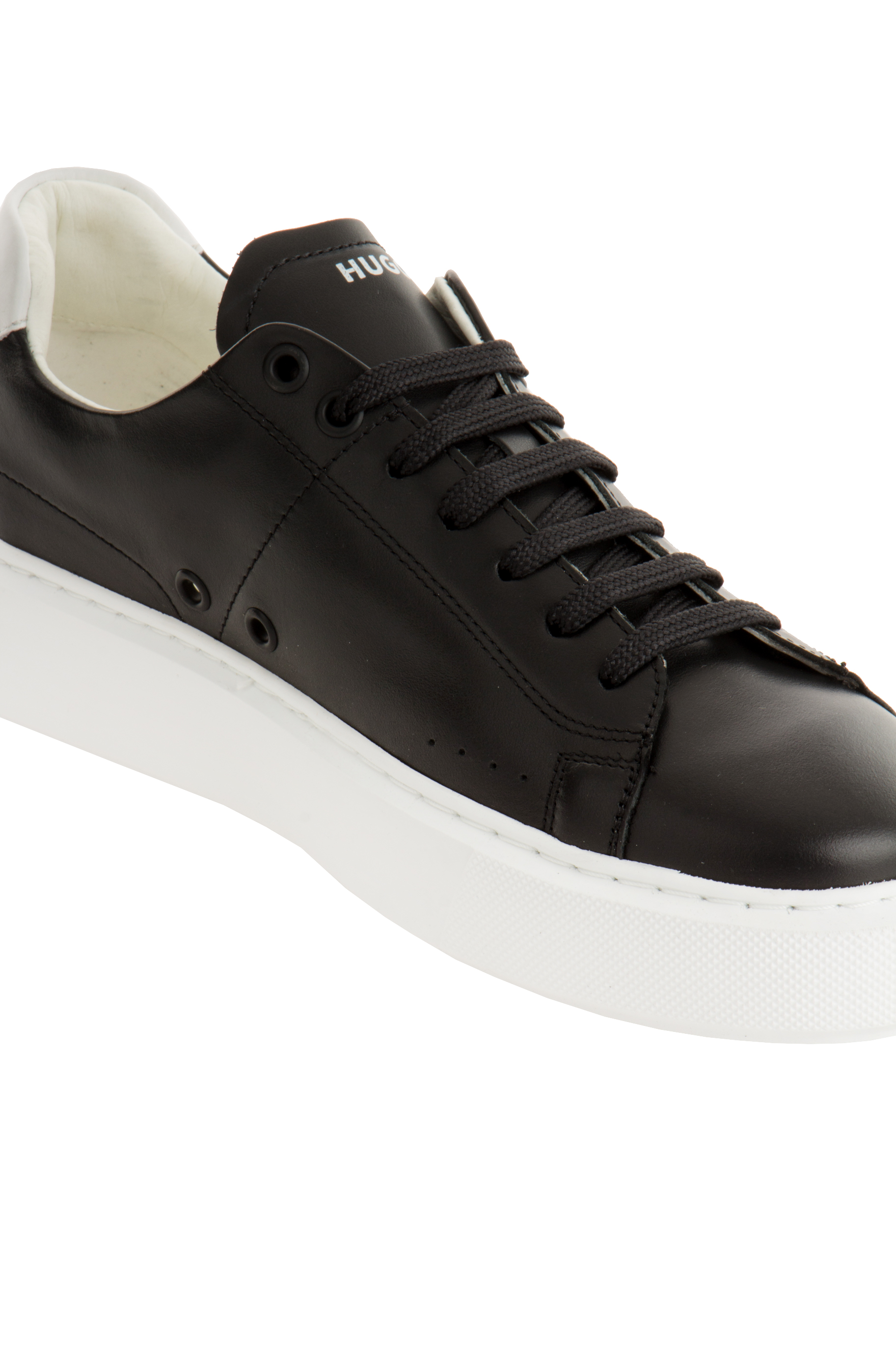 HUGO Low Top Leather Sneakers Quiver
