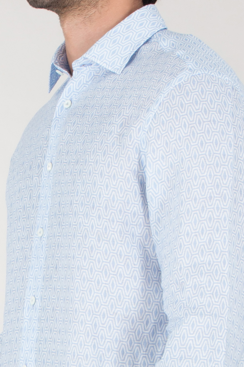VAN LAACK Patterned Linen Shirt Retin