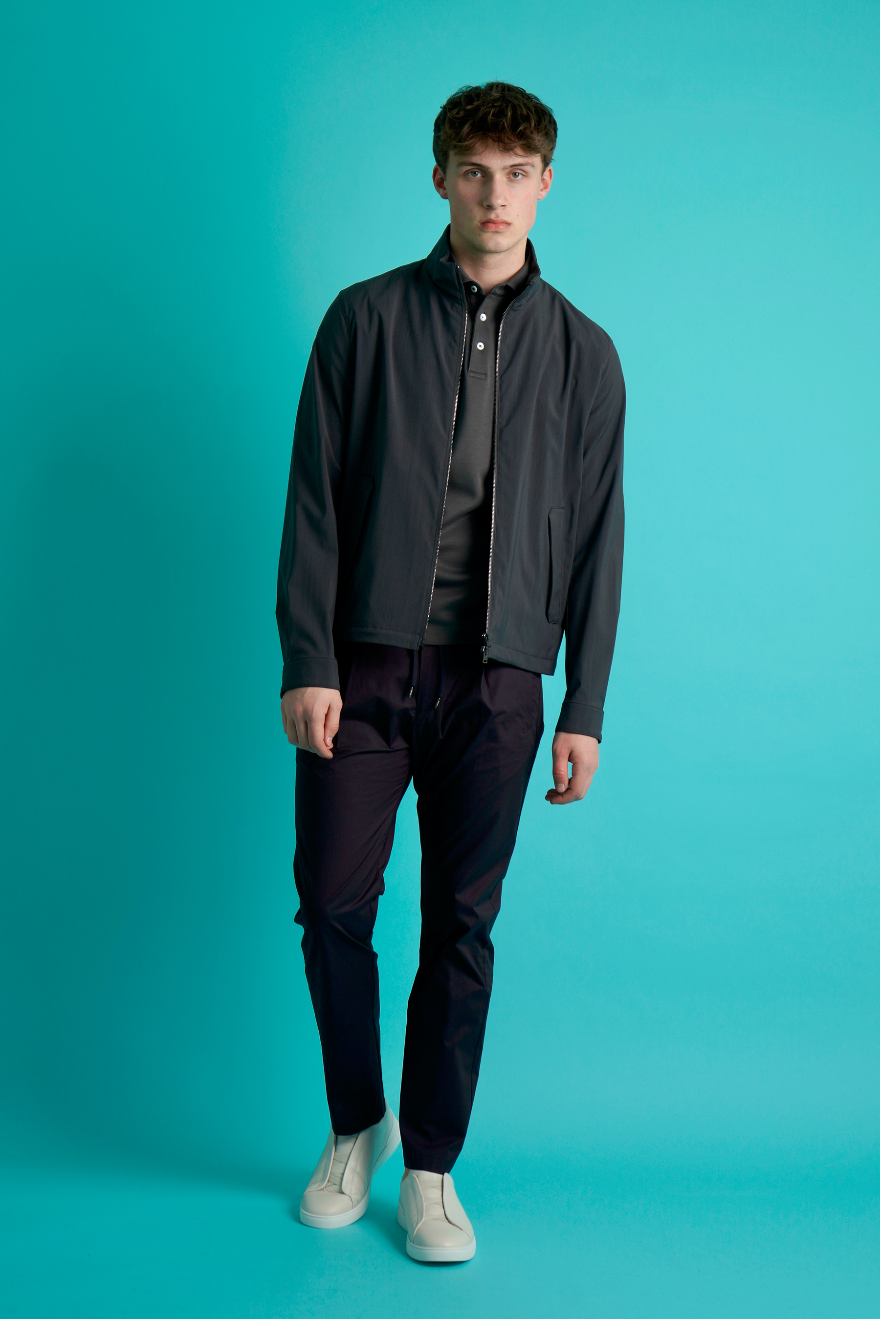 HERNO Regular Fit Tech Woven Jacket Hemd, Mantel, Formelle Kleidung, Langarm, Hosen