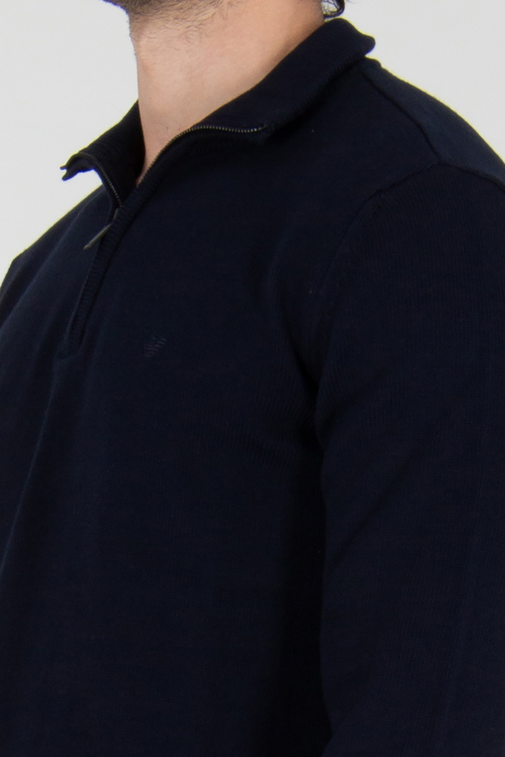 EMOPRIO ARMANI Knitted Cotton Troyer