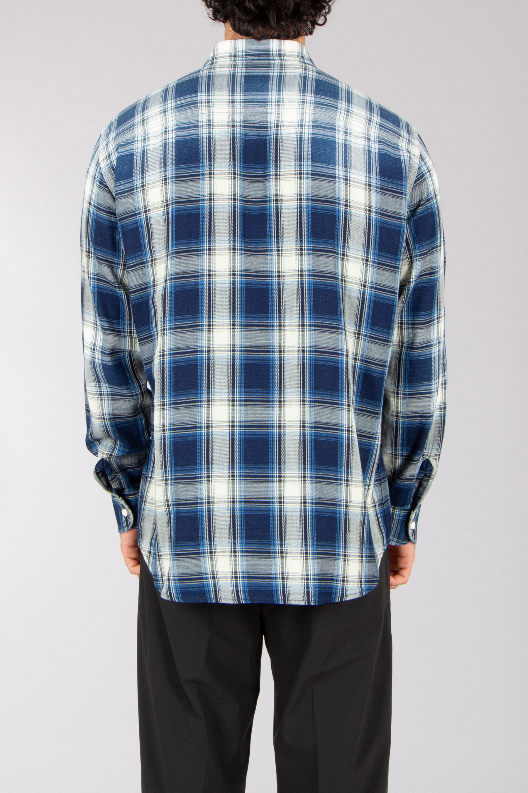 DSQUARED2 Regular Fit Checked Cotton Flannel Canadian Vintage Shirt Bekleidung, Hemd, Langarm, Ärmel, Kleid, Hemd