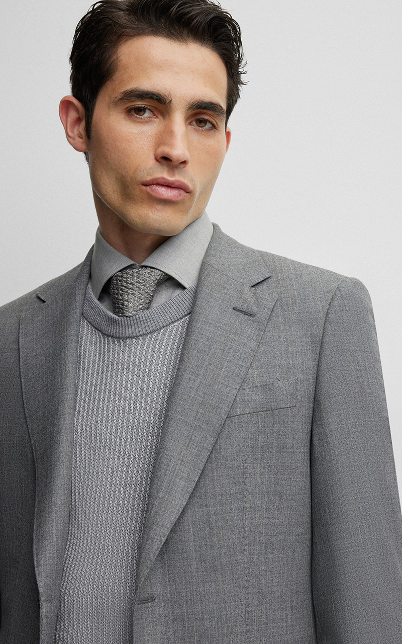 BOSS Virgin Wool And Silk Sweater L-Orfeo BOSS Virgin Wool And Silk Sweater L-Orfeo