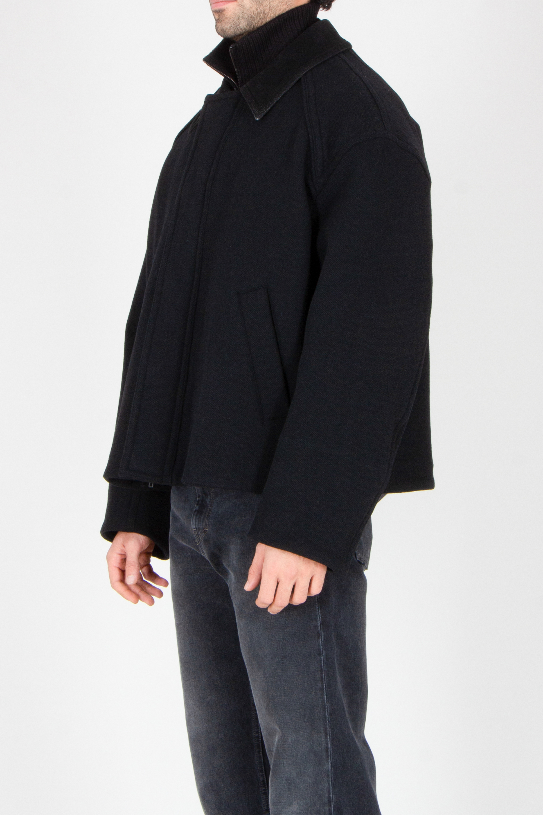 Mantel, Hosen, Fleece, Jeanshose, Langarm