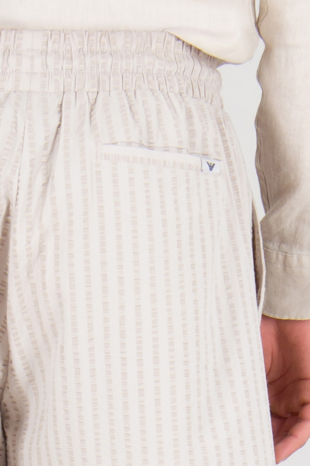 EMPORIO ARMANI Textured Bermuda Shorts