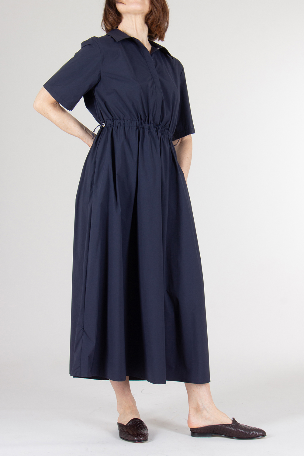 HERNO Light Stretch Nylon Shirt Dress