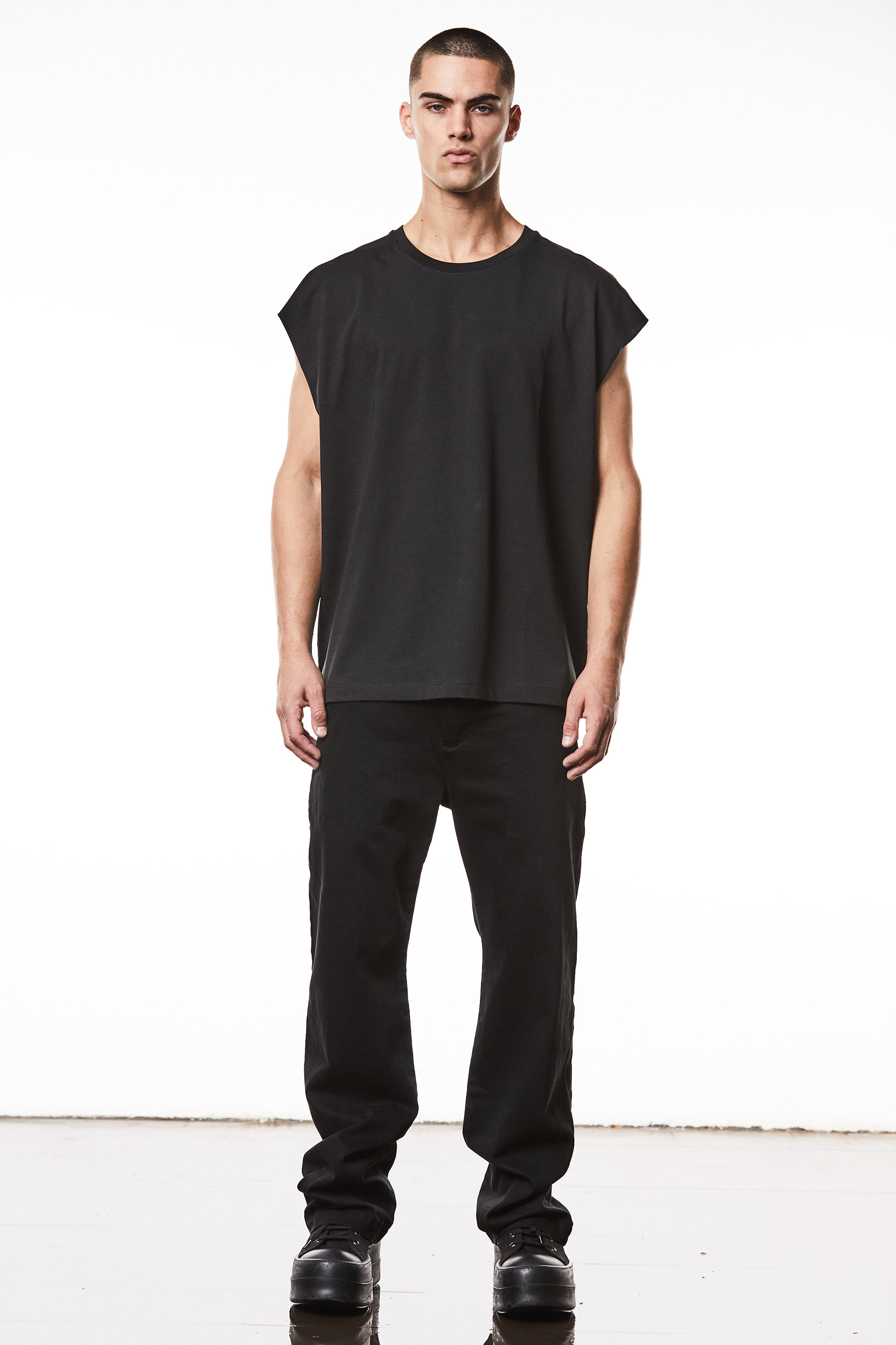 THOM KROM Oversized Cotton Jersey Tank Top THOM KROM Oversized Cotton Jersey Tank Top