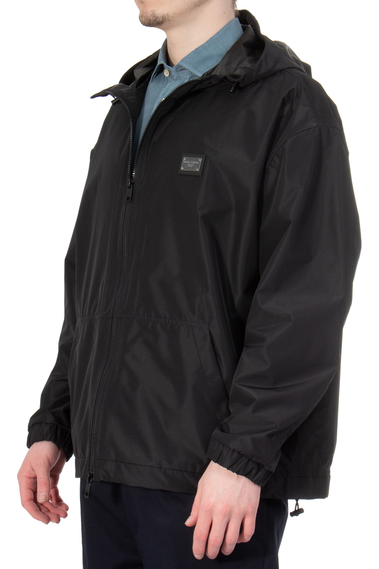 DOLCE & GABBANA Hooded Lightweight Jacket DOLCE & GABBANA Hooded Lightweight Jacket