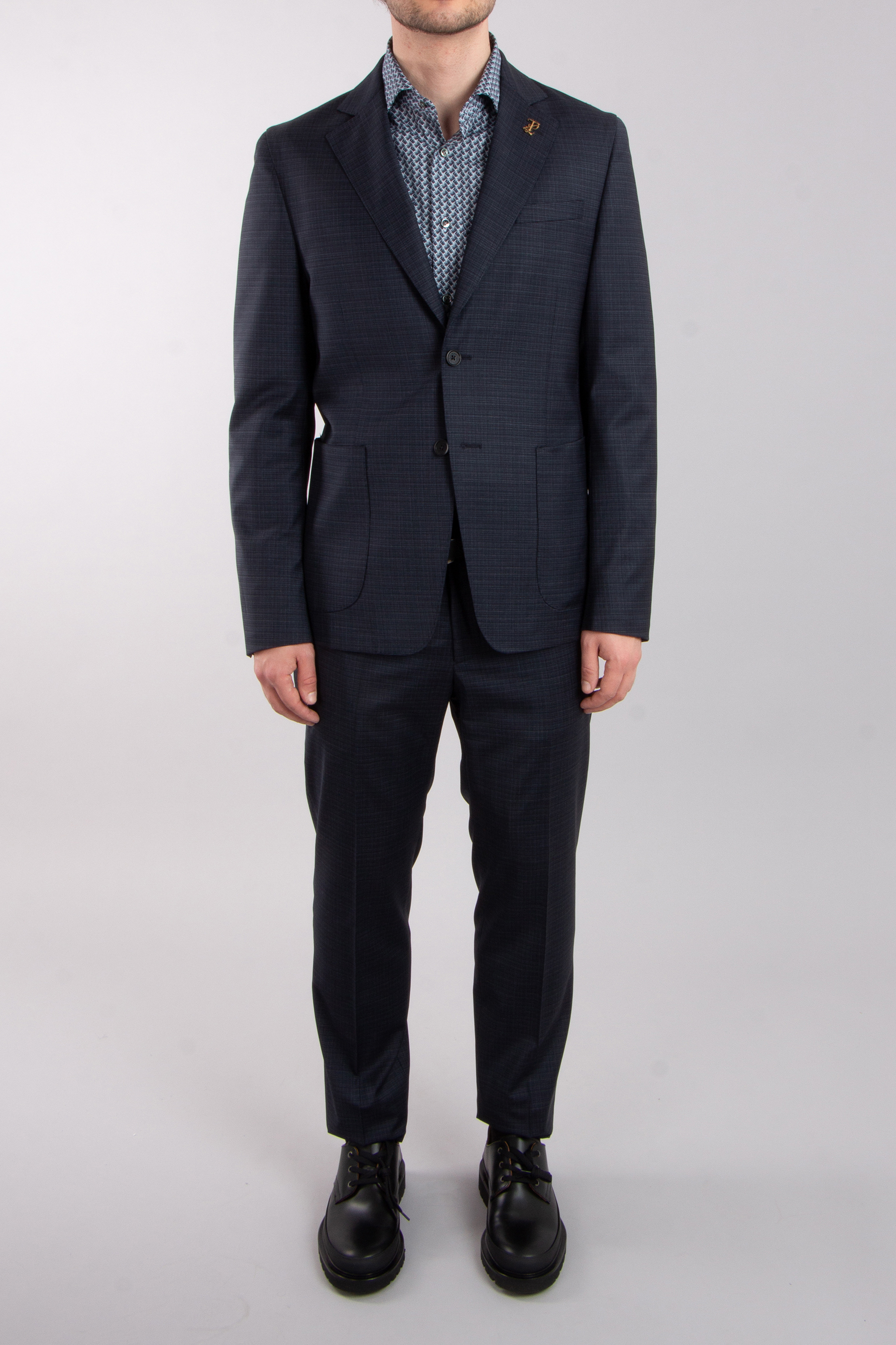 PAL ZILERI Patterned Virgin Wool Stretch Suit Baron PAL ZILERI Patterned Virgin Wool Stretch Suit Baron