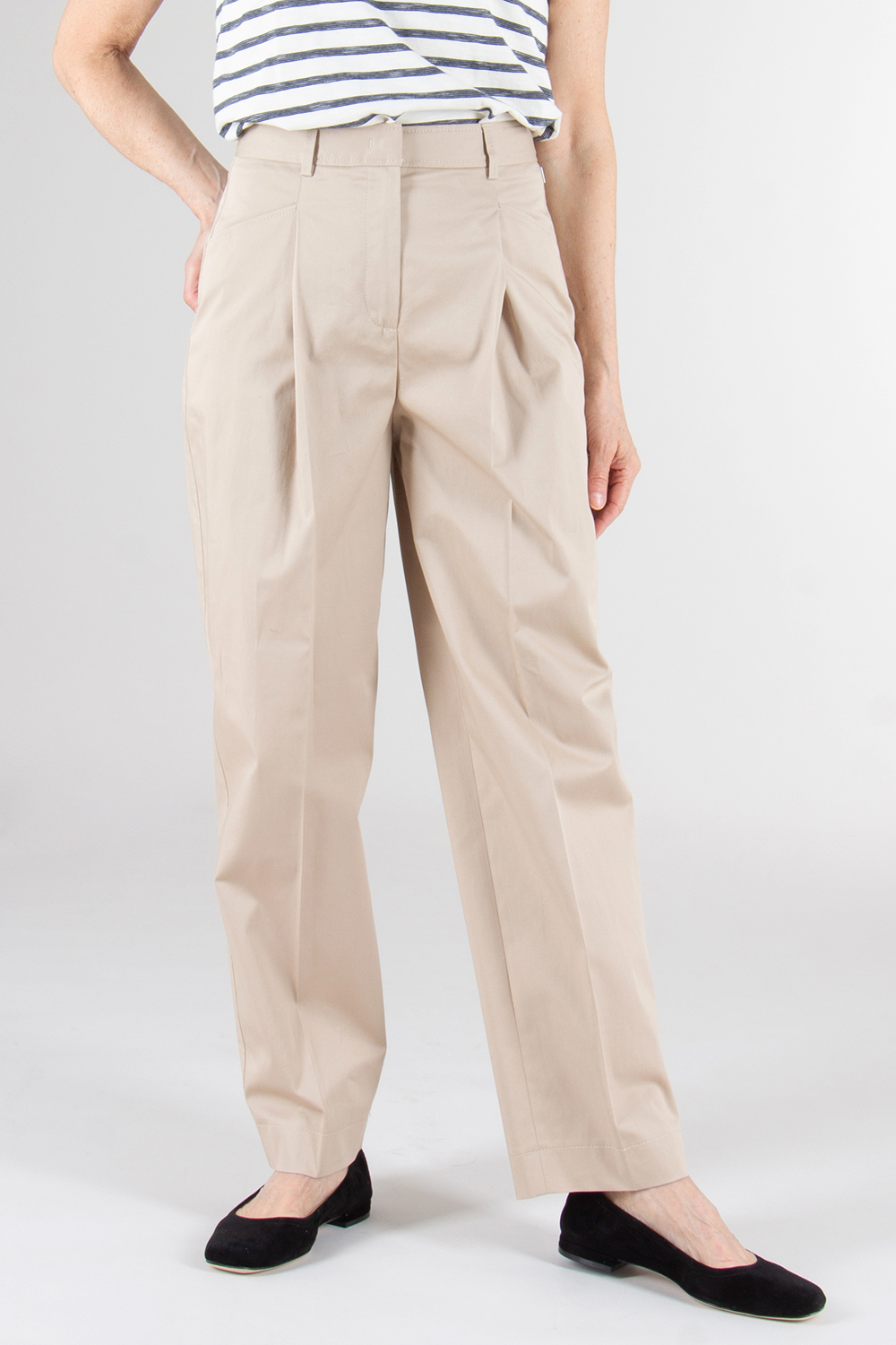 BOSS Regular Fit Cotton Stretch Pants Takeranal