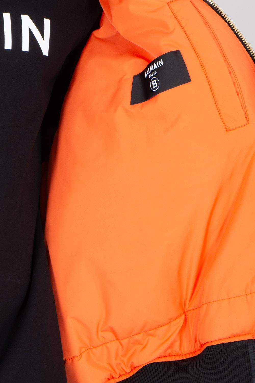 BALMAIN Relaxed Fit Embroidered Nylon Bomber Jacket