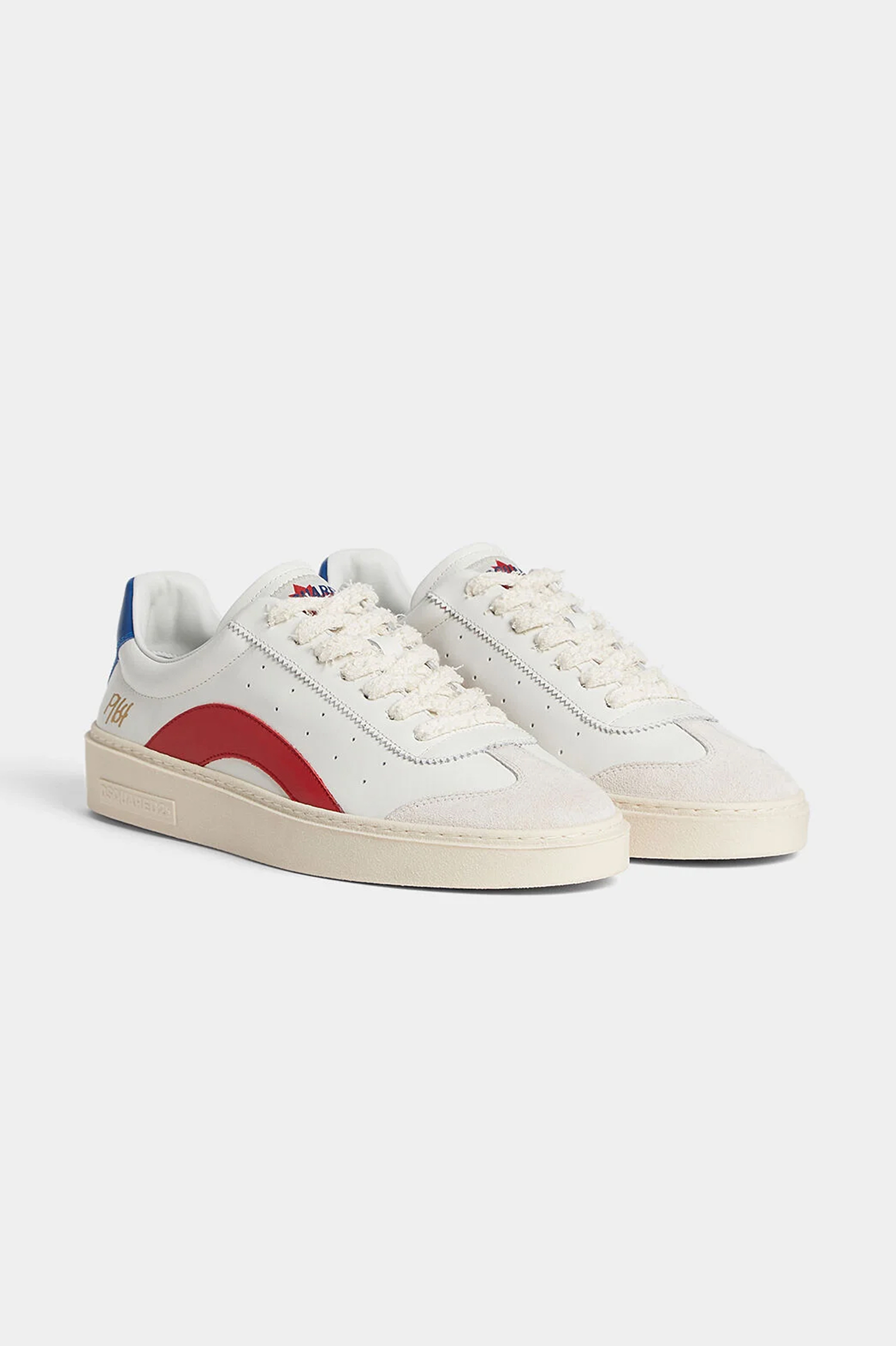 DSQUARED2 Leather Sneakers Rider Bekleidung, Schuhwerk, Schuh, Sneaker, Wildleder
