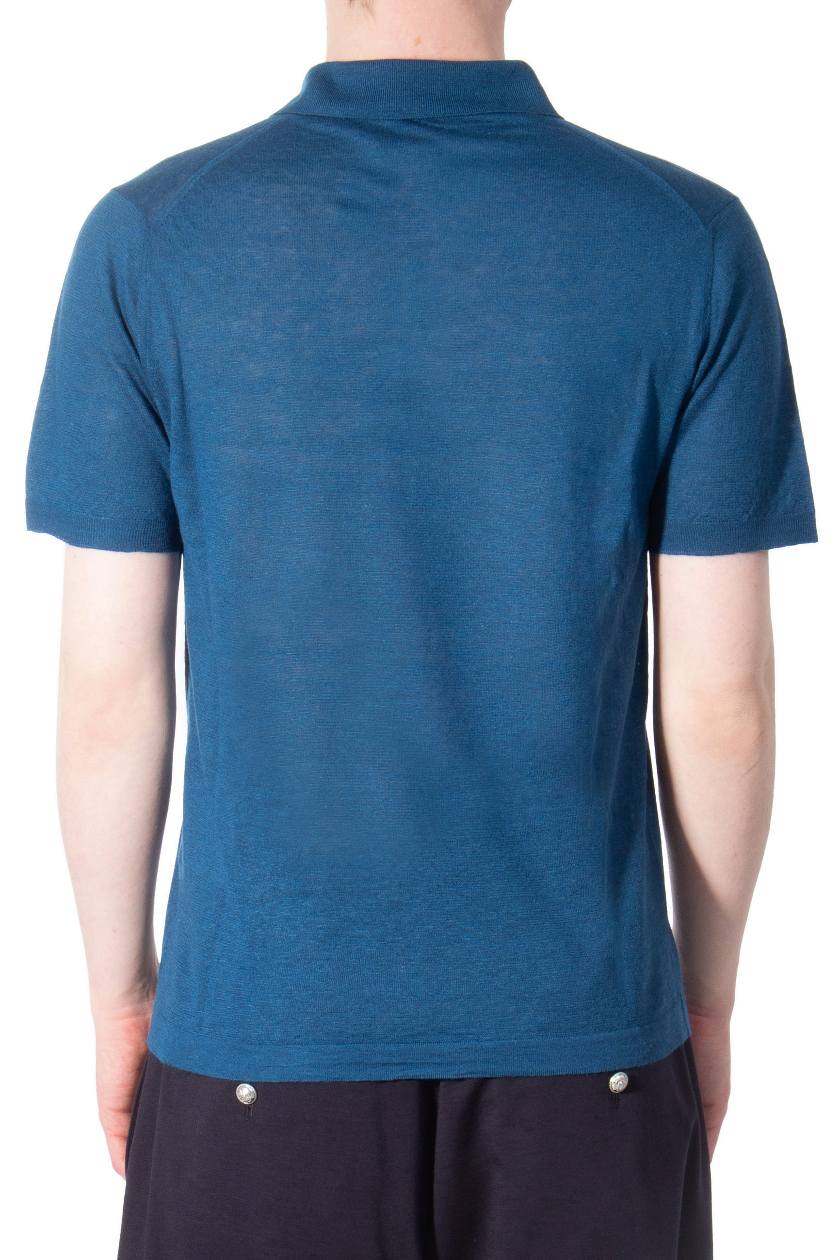BOGLIOLI Linen-Cashmere-Silk Blend Polo BOGLIOLI Linen-Cashmere-Silk Blend Polo