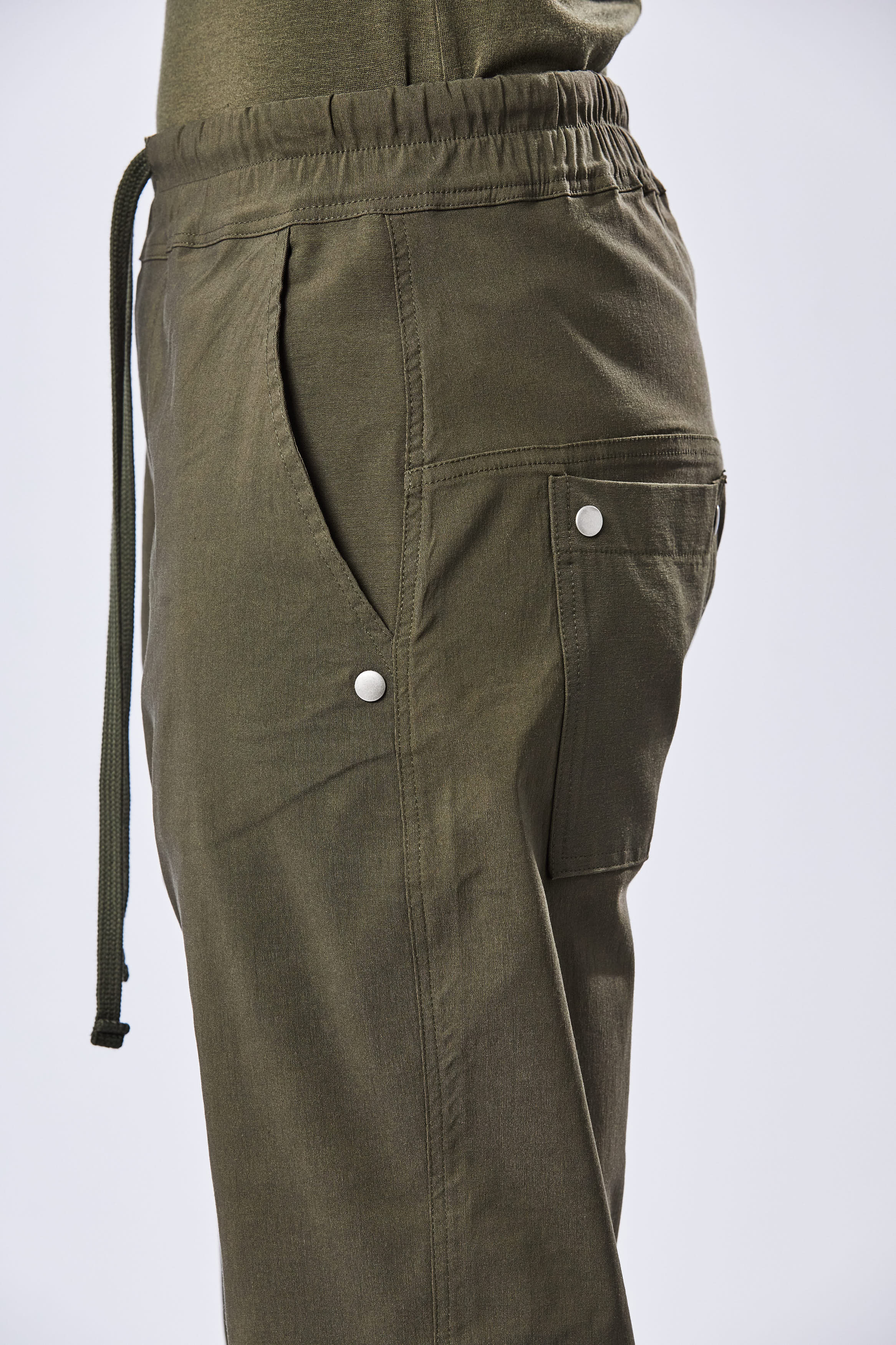 THOM KROM Stretch Fabric Dropped Crotch Pants THOM KROM Stretch Fabric Dropped Crotch Pants