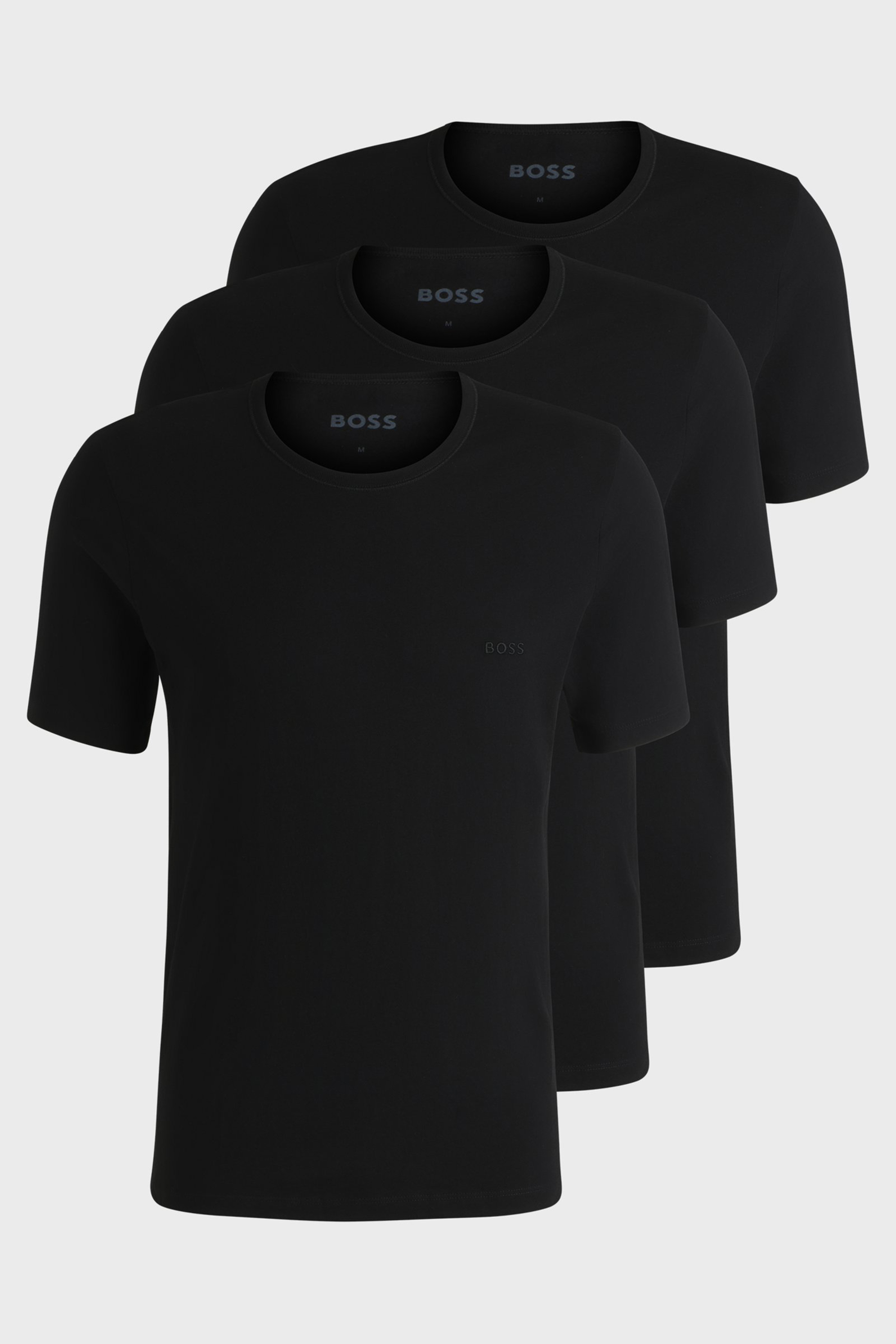 BOSS 3-Pack Regular Fit Cotton Jersey Crew-Neck T-Shirts Classic BOSS 3-Pack Regular Fit Cotton Jersey Crew-Neck T-Shirts Classic