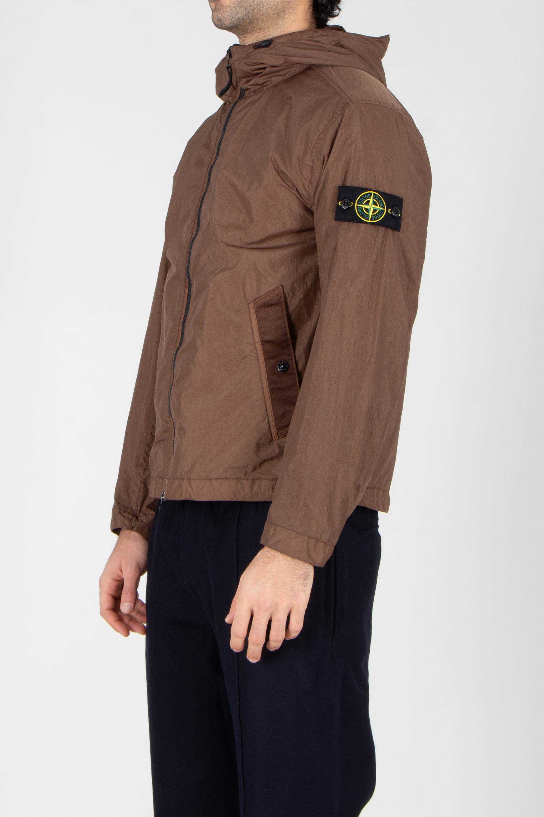 STONE ISLAND Regular Fit Garment Dyed Crinkle Reps Recycled Nylon